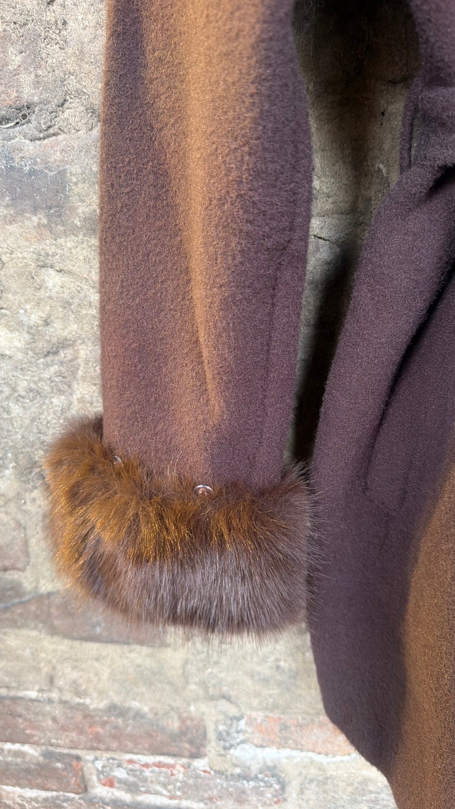 Cappotto cardigan brown