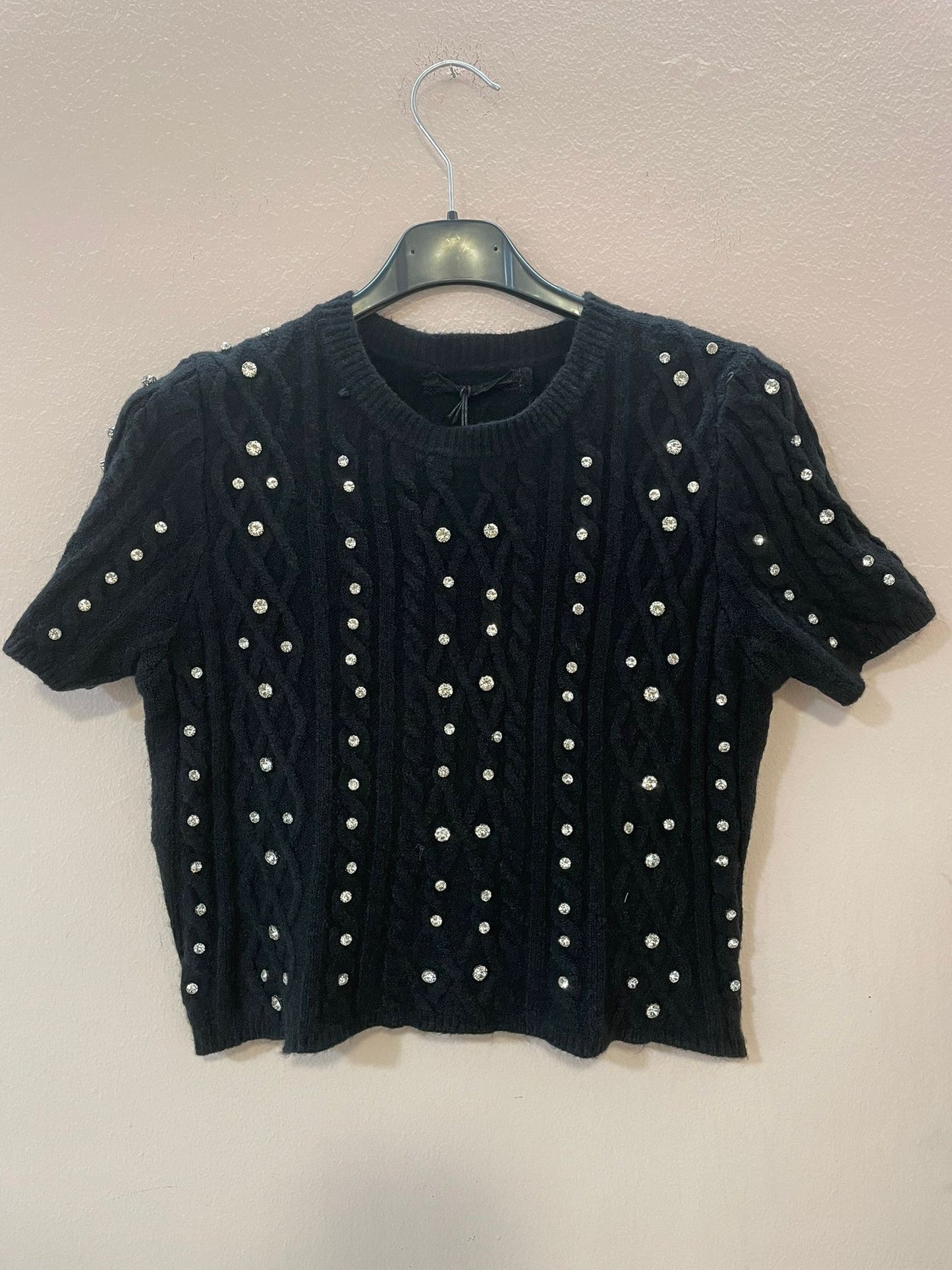 Maglia manica corta brillo