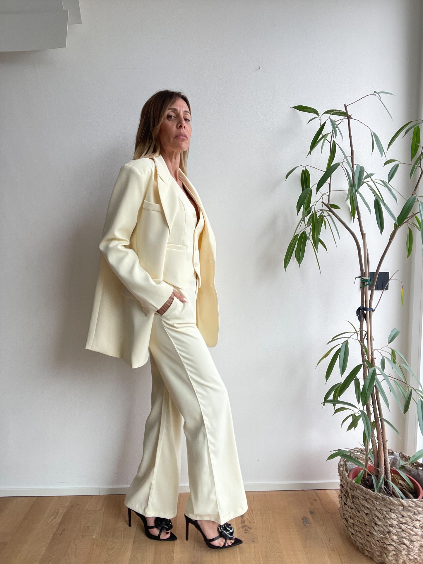Yellow suit