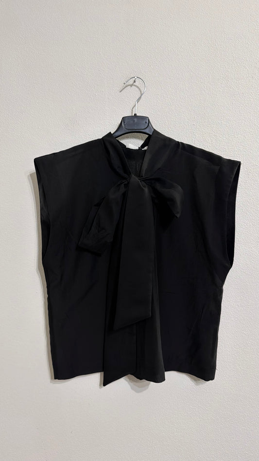 Camicia smanicata fiocco