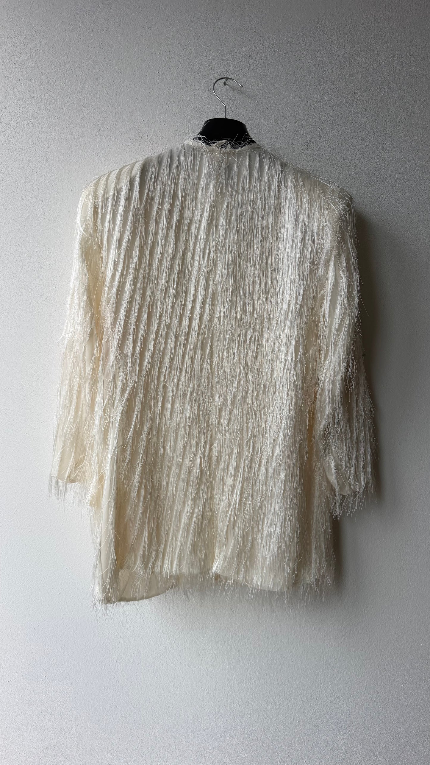 Giacca cardigan frange