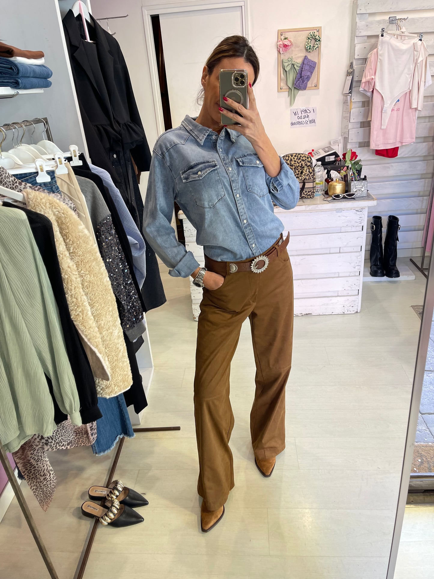 Denim shirt