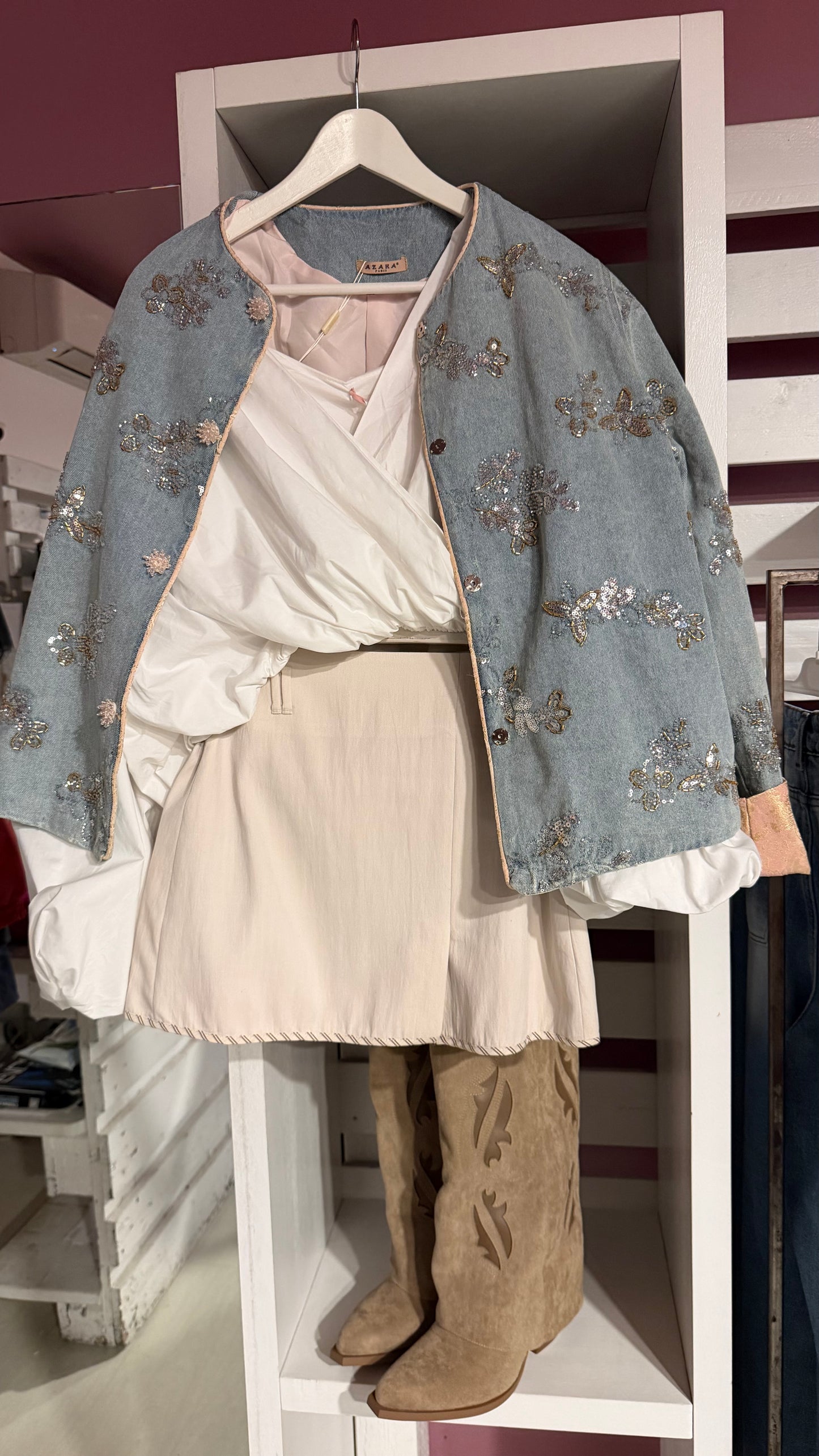 Giacca kimono Denim