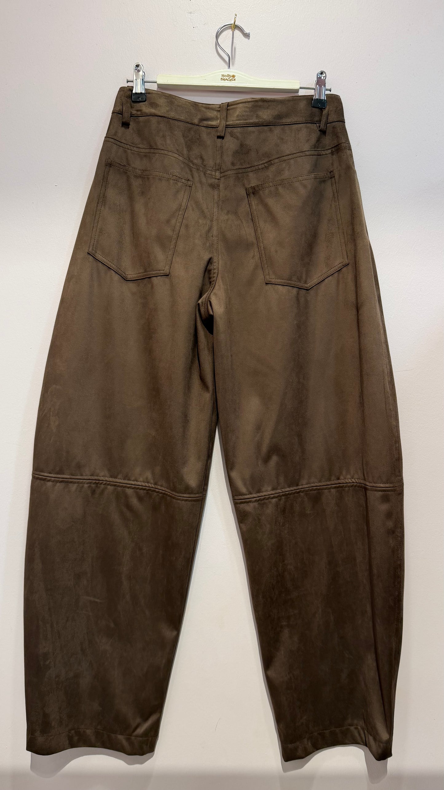 Pantalone balloon eco camoscio