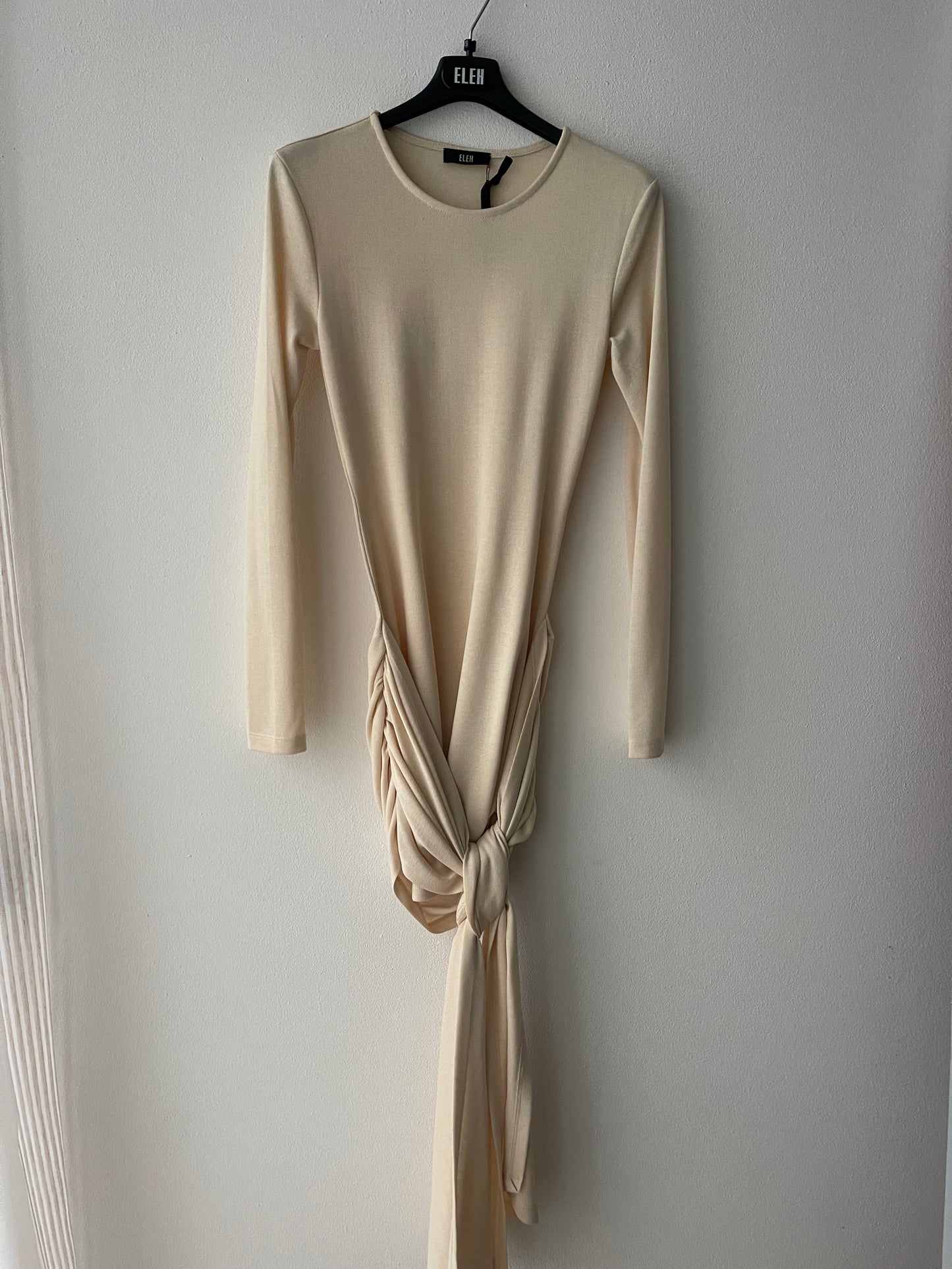 Abito maglia crema ELEH