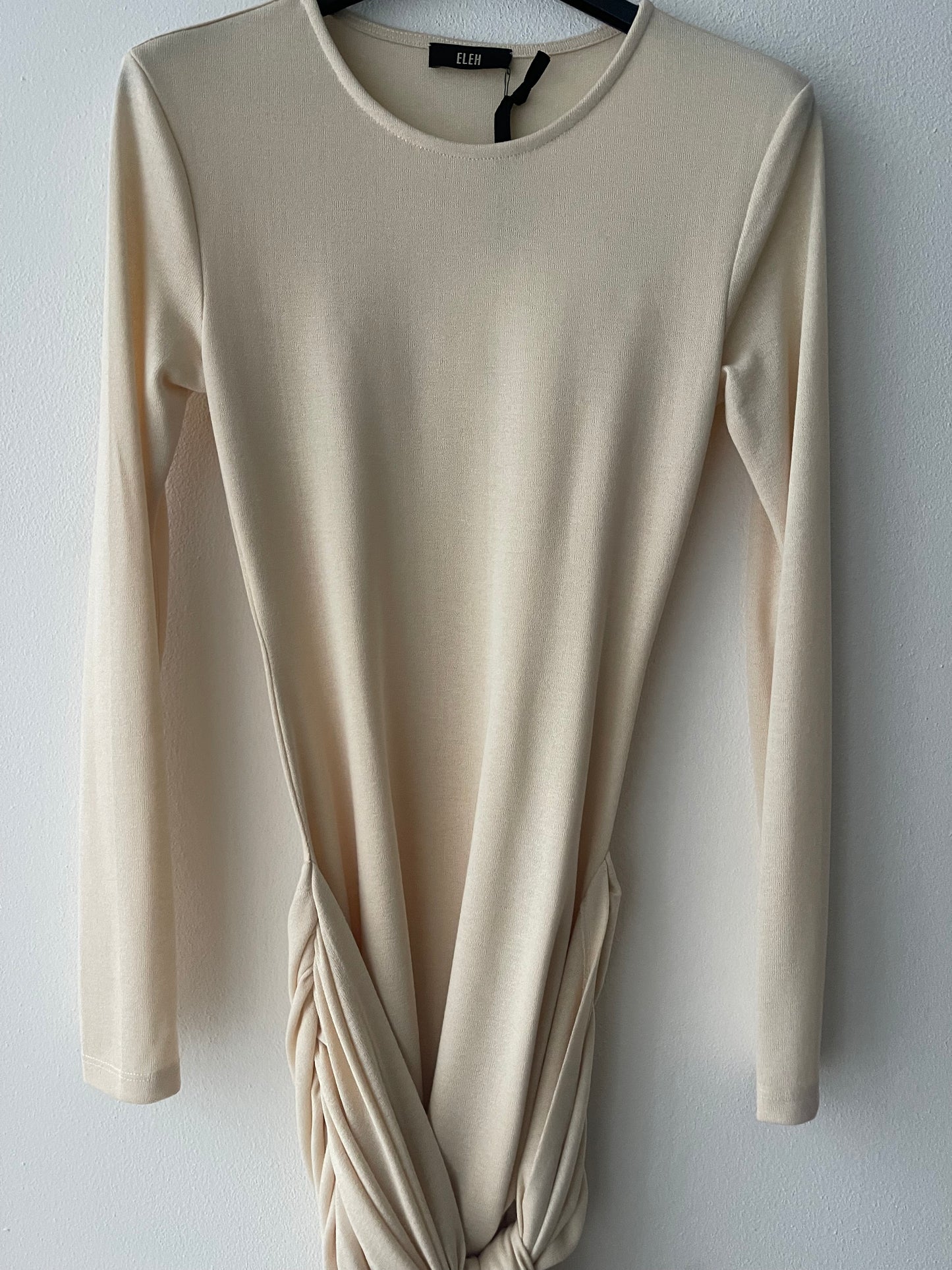 ELEH Cream Knit Dress