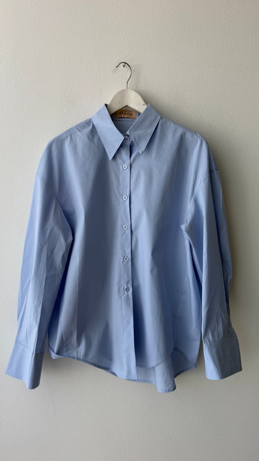 Camicia azzurra cotone