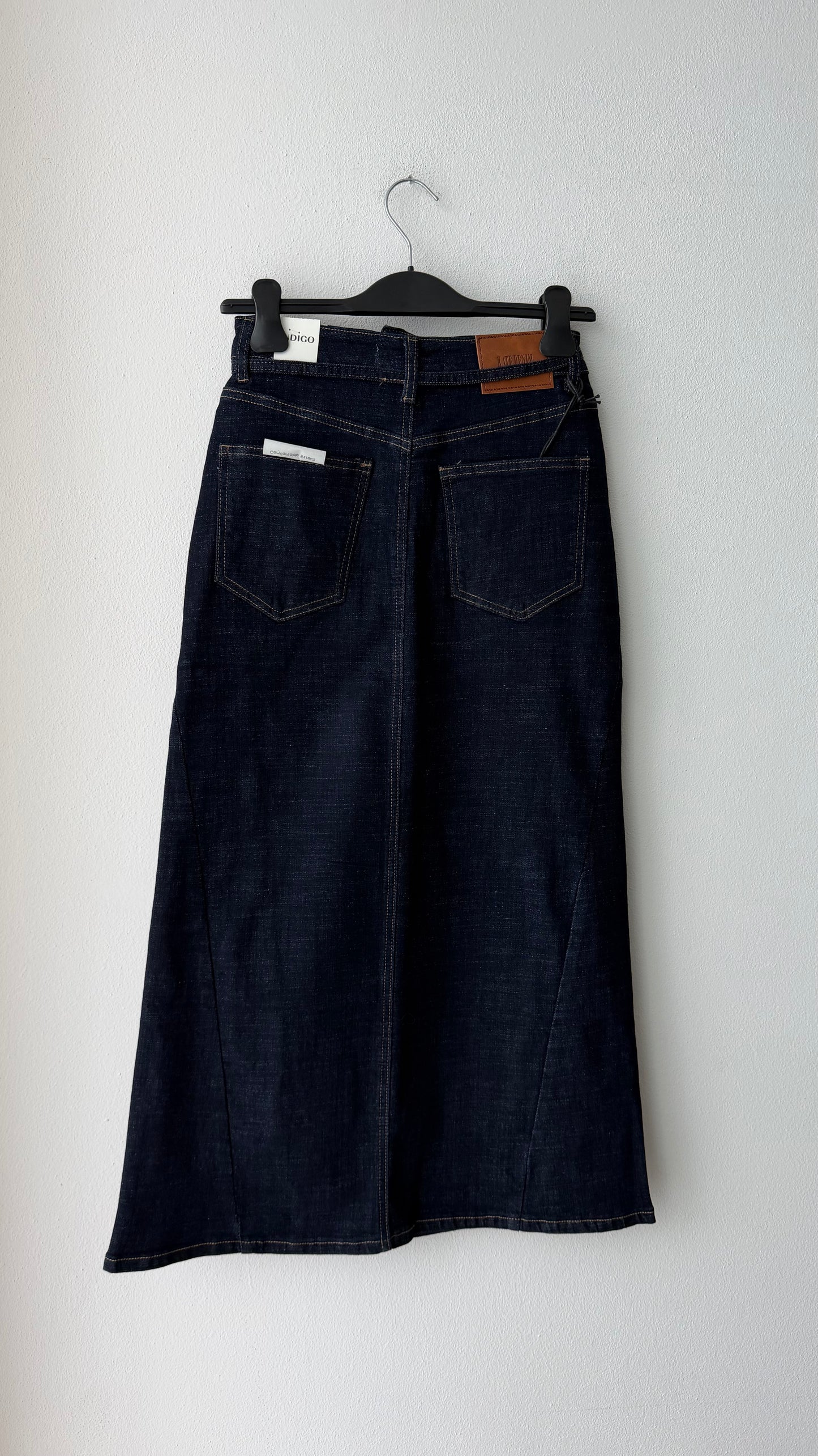 Gonna jeans denim blu
