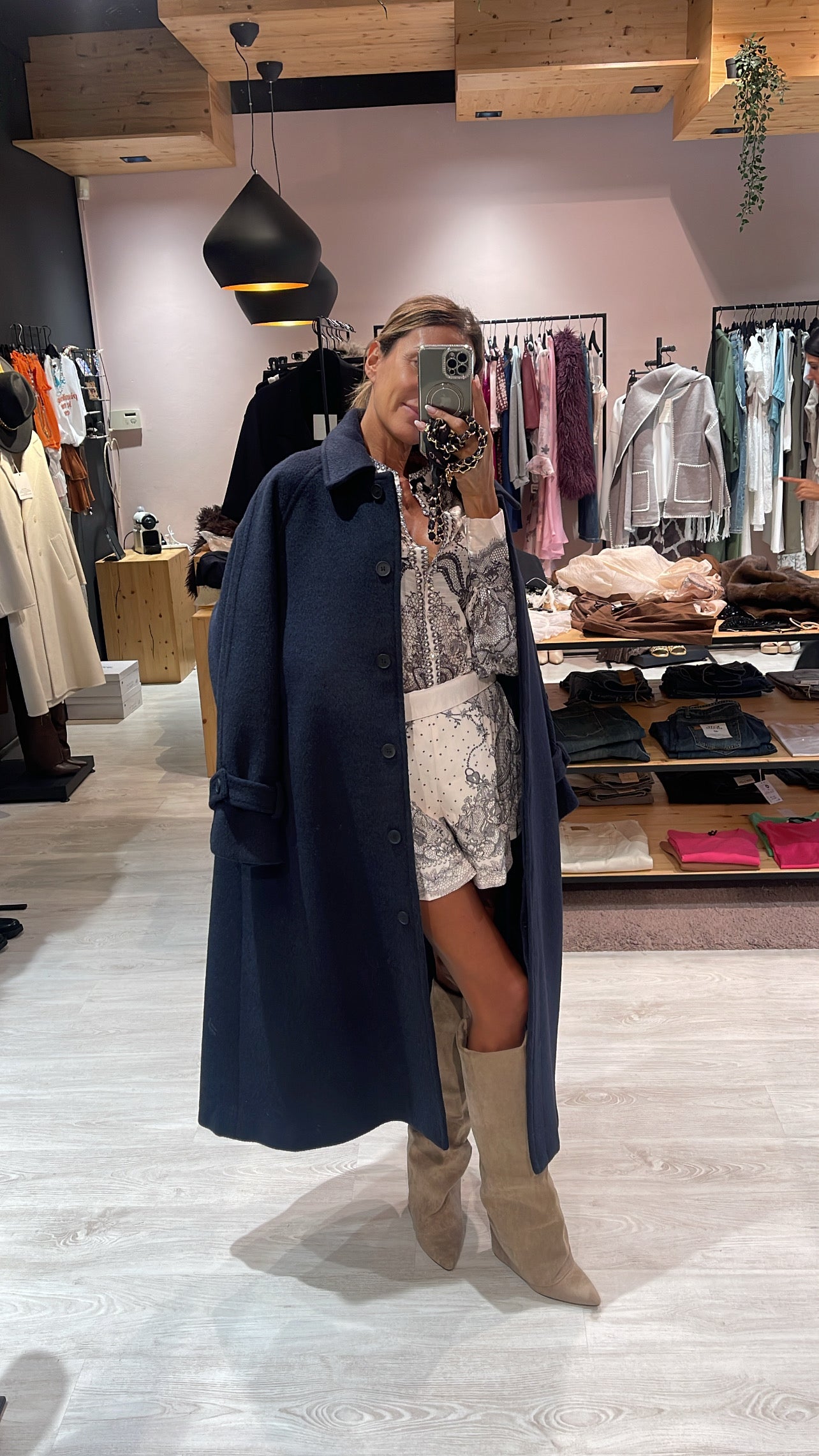 Cappotto blu ELEH
