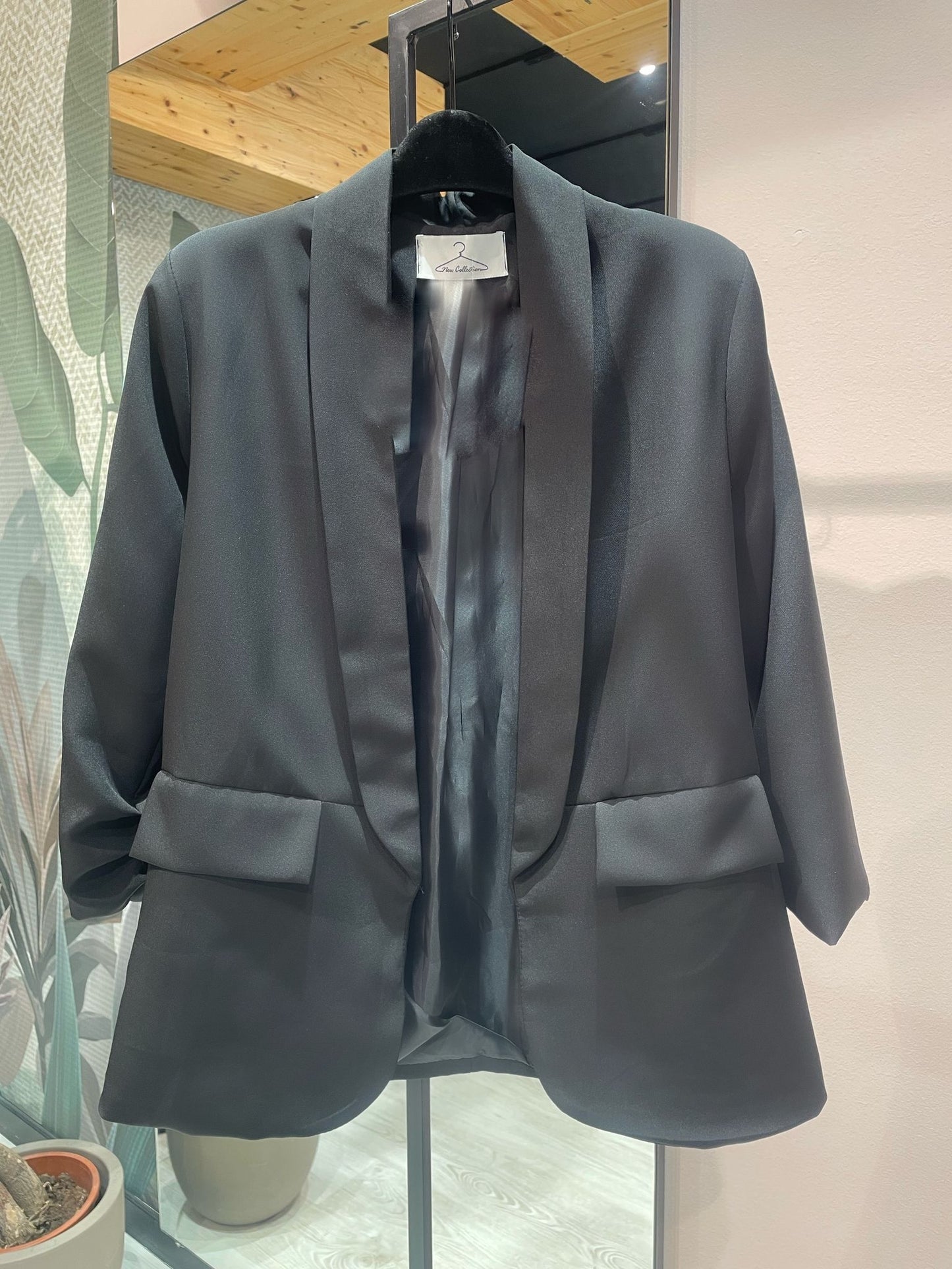 Blazer collo a scialle