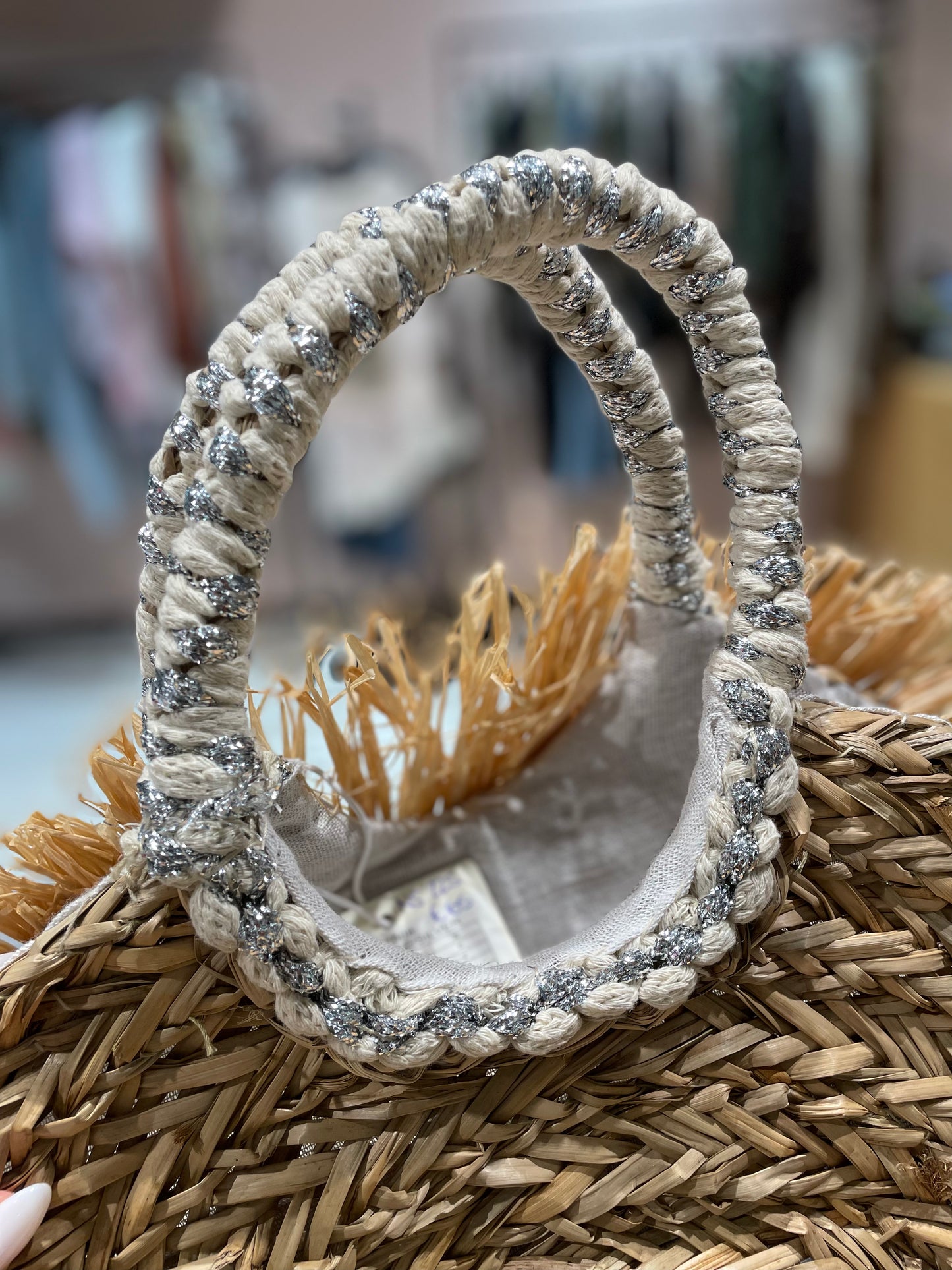 Borsa mare Silver