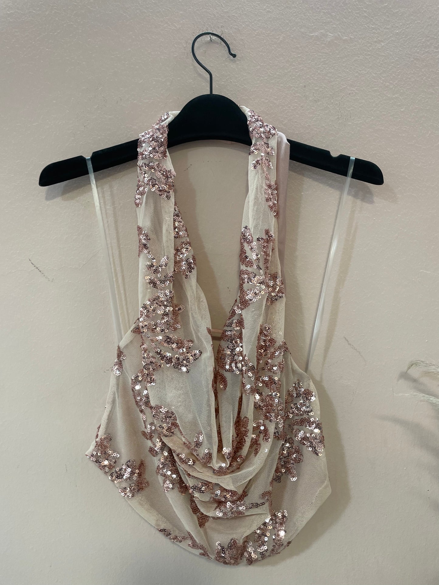 completo ricamato tulle