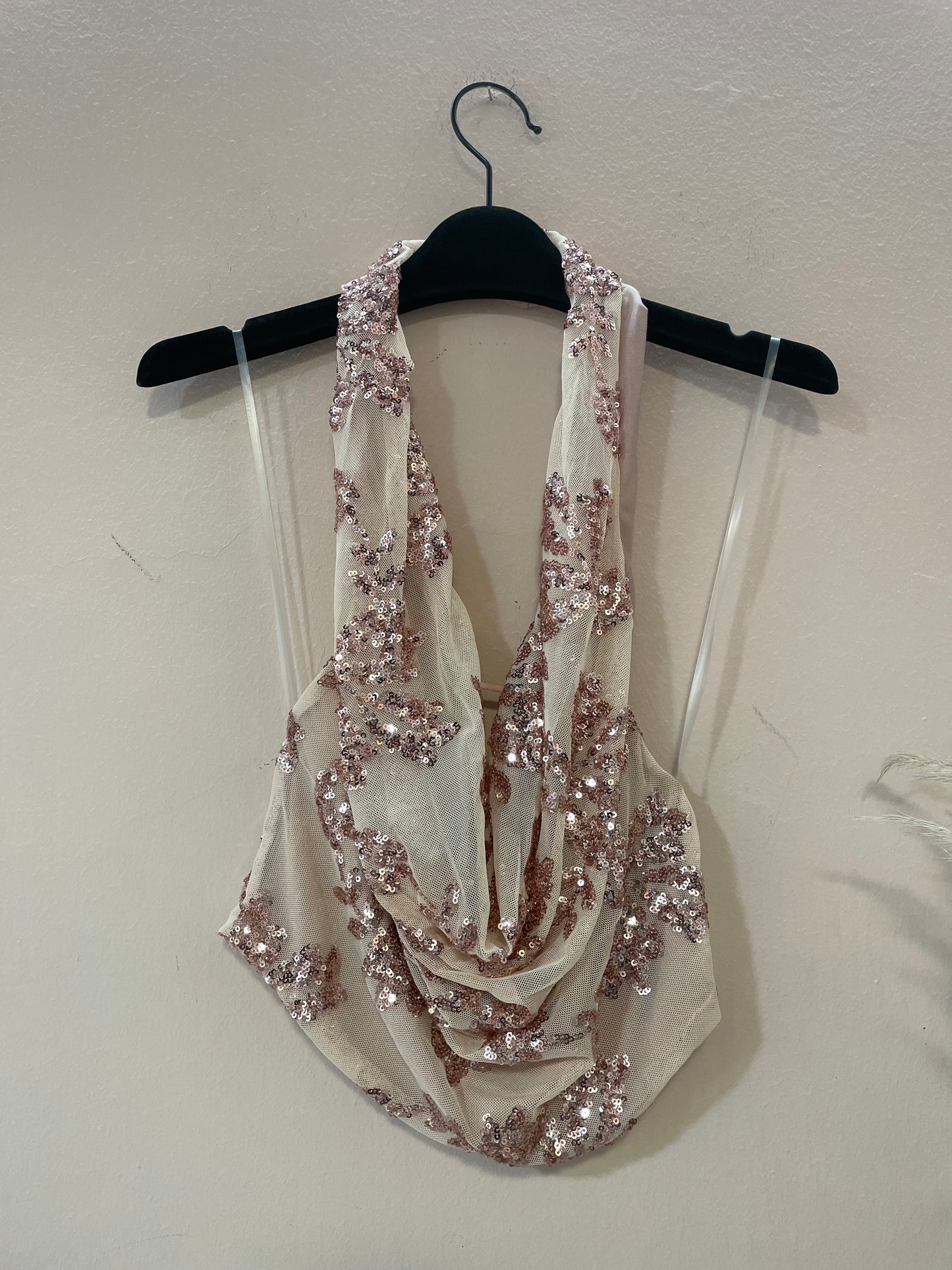 completo ricamato tulle