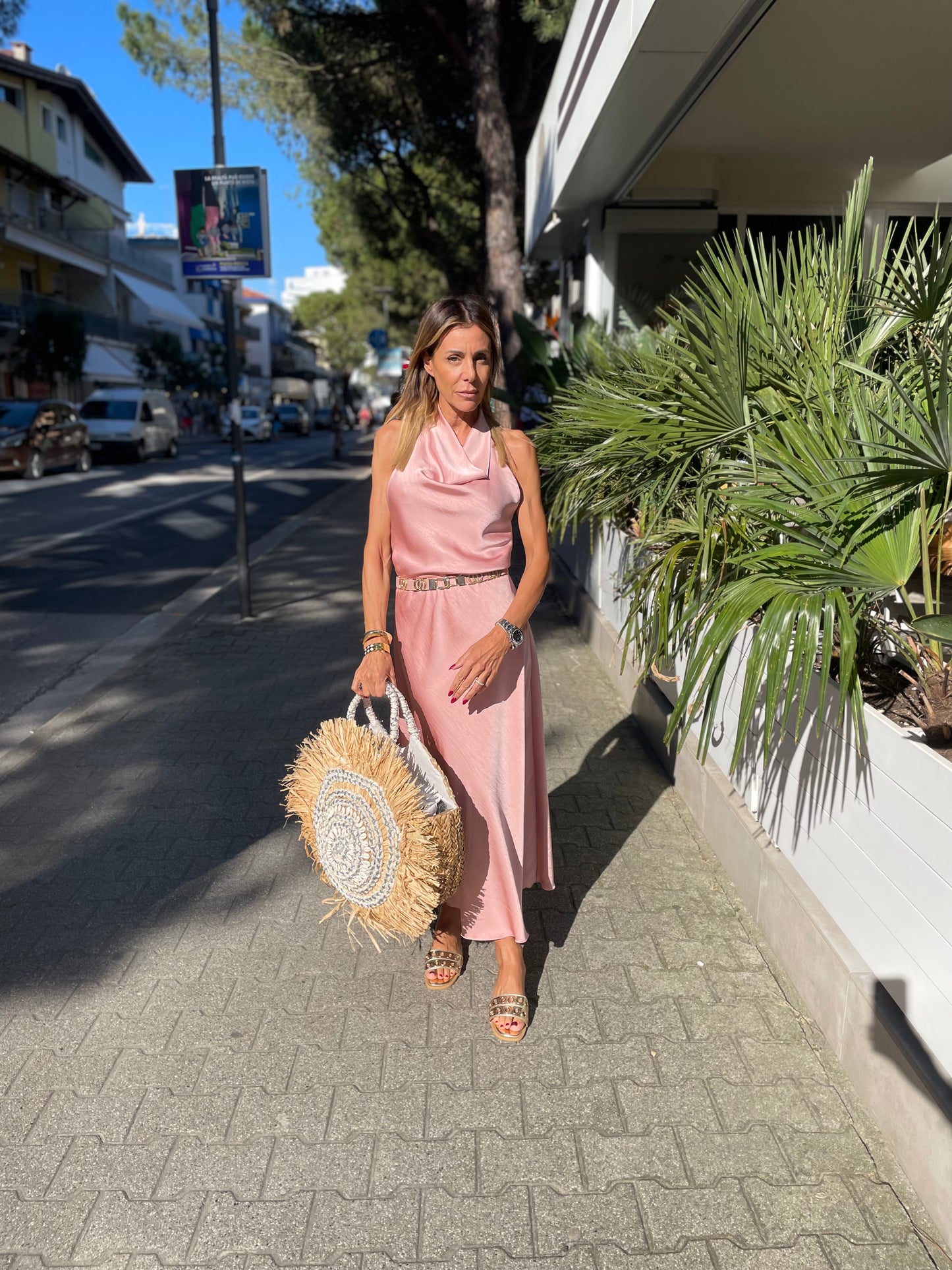 Completo Satin Rosa