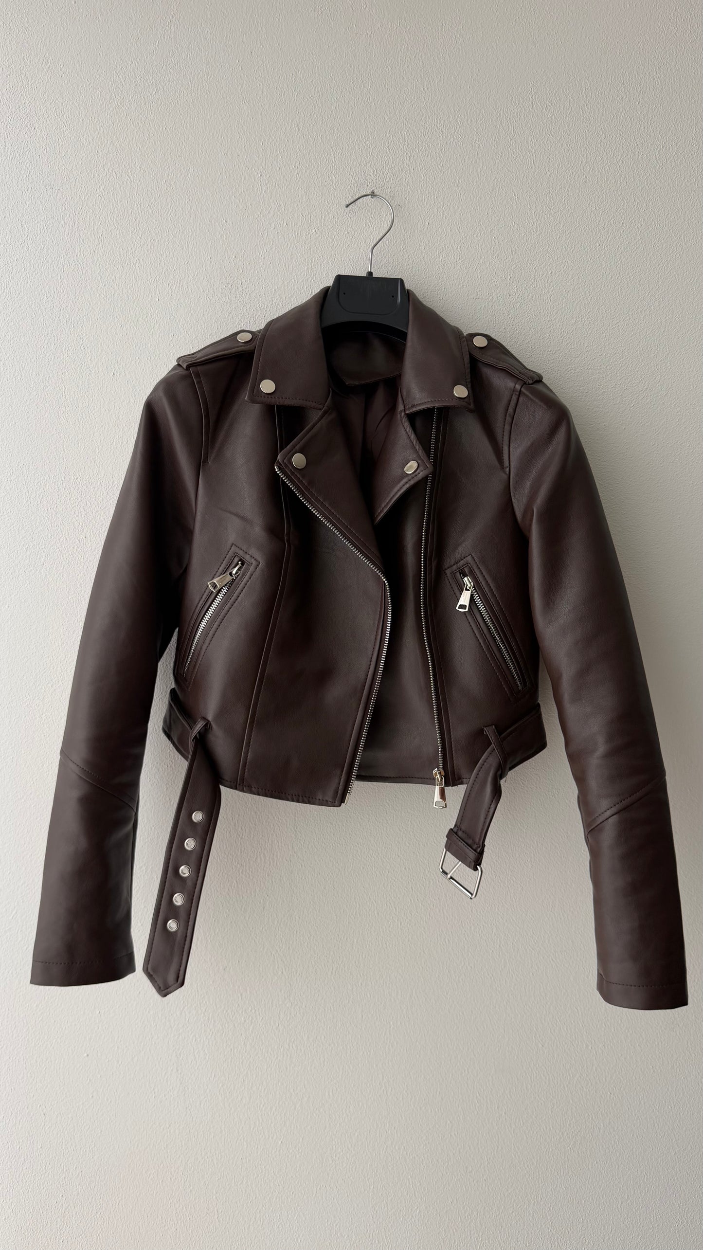 Chiodo marrone scuro