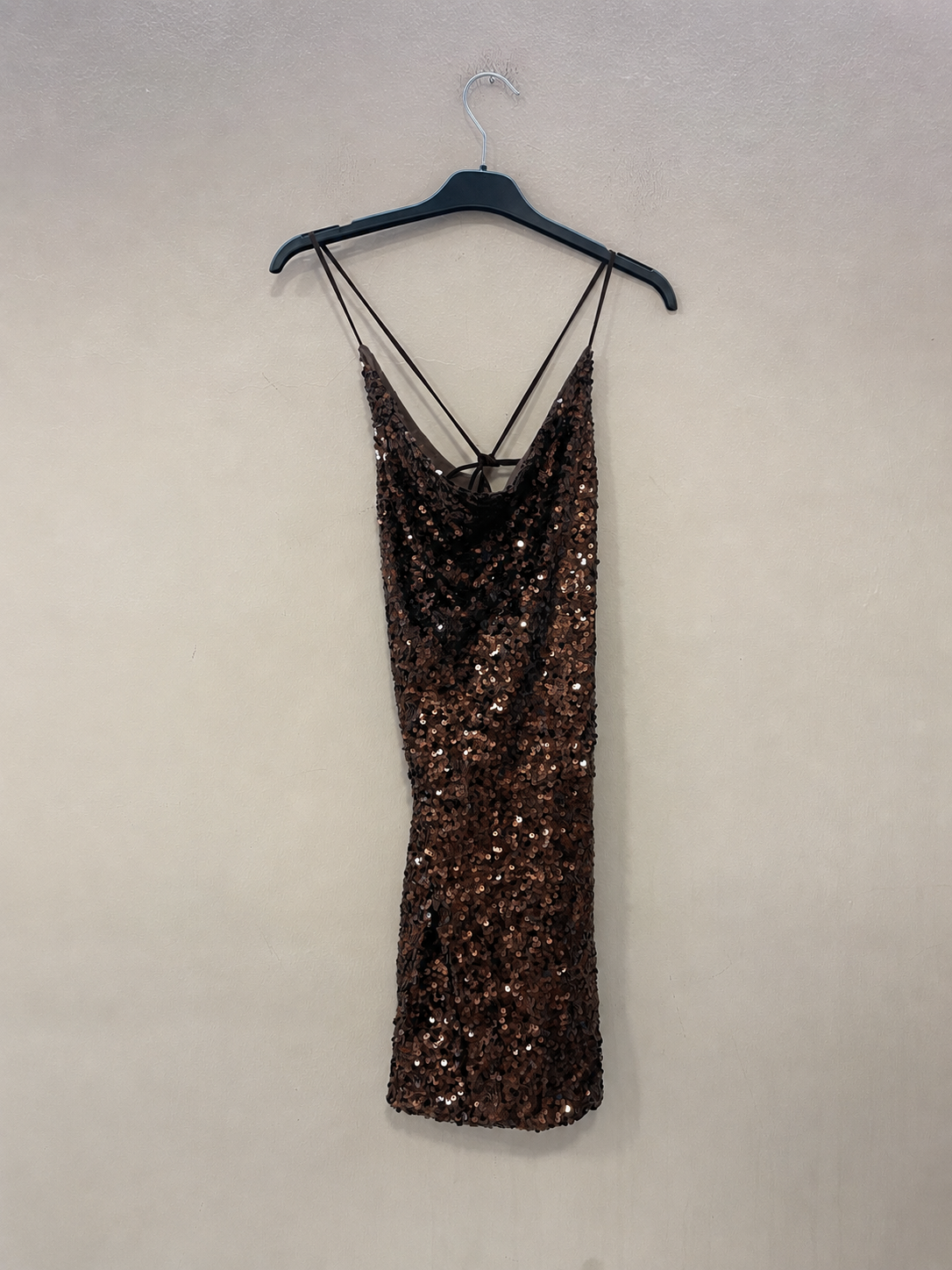 Abito Choco Paillettes
