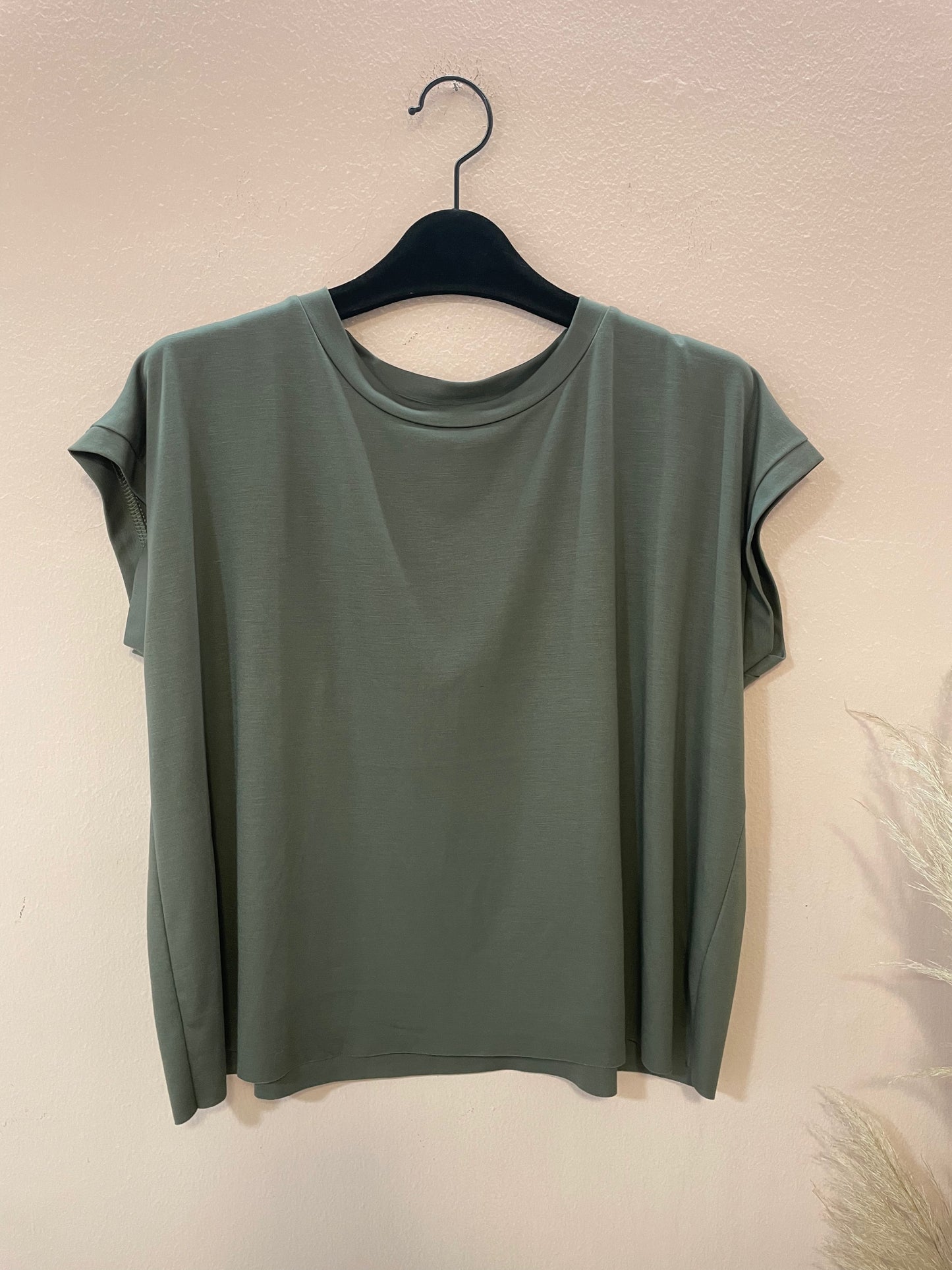 Maglia crop viscosa