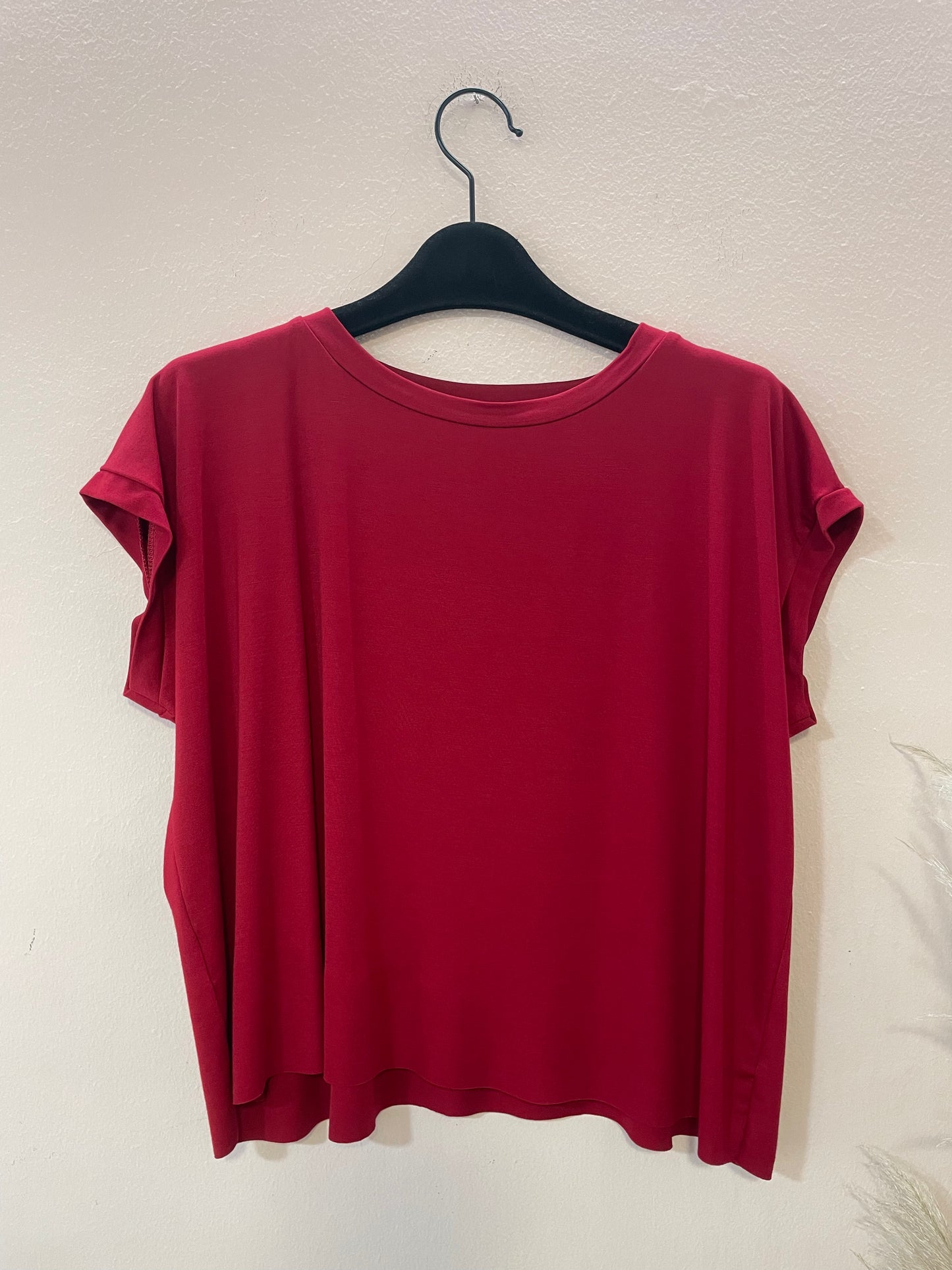 Maglia crop viscosa