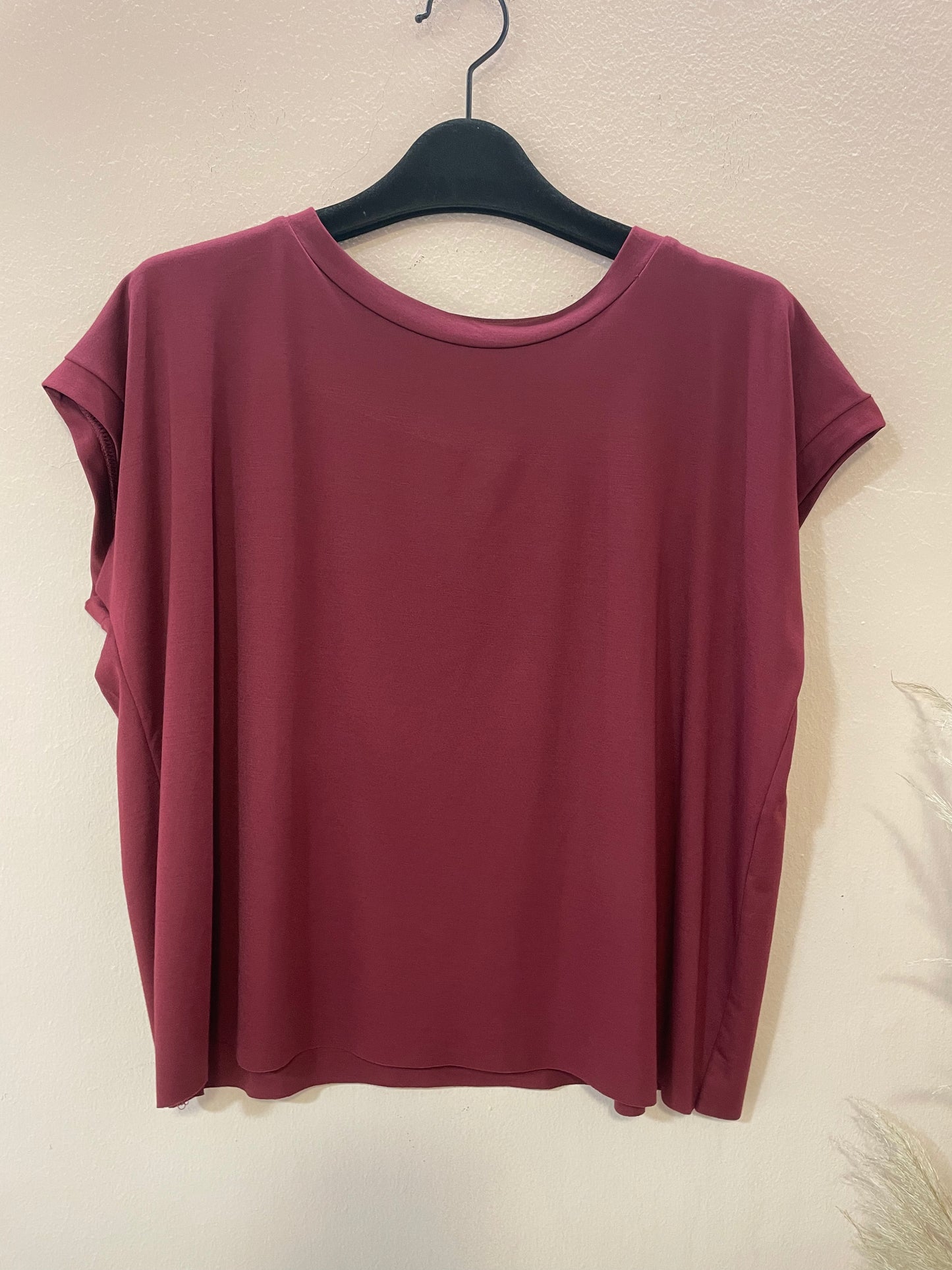 Maglia crop viscosa