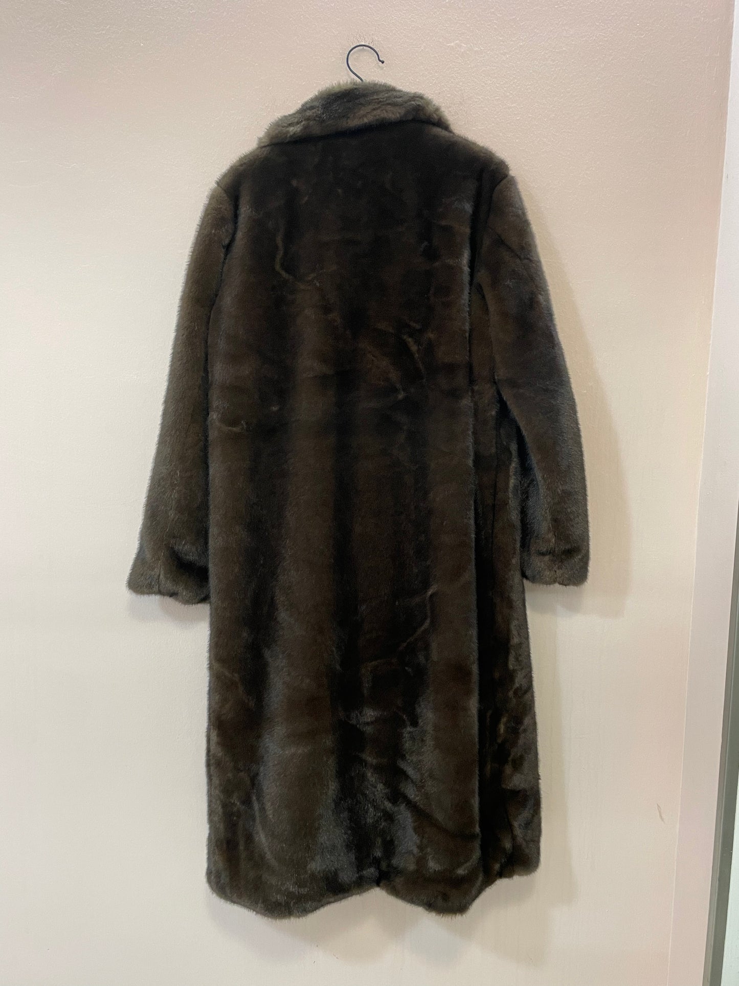 Cappotto lungo eco visone
