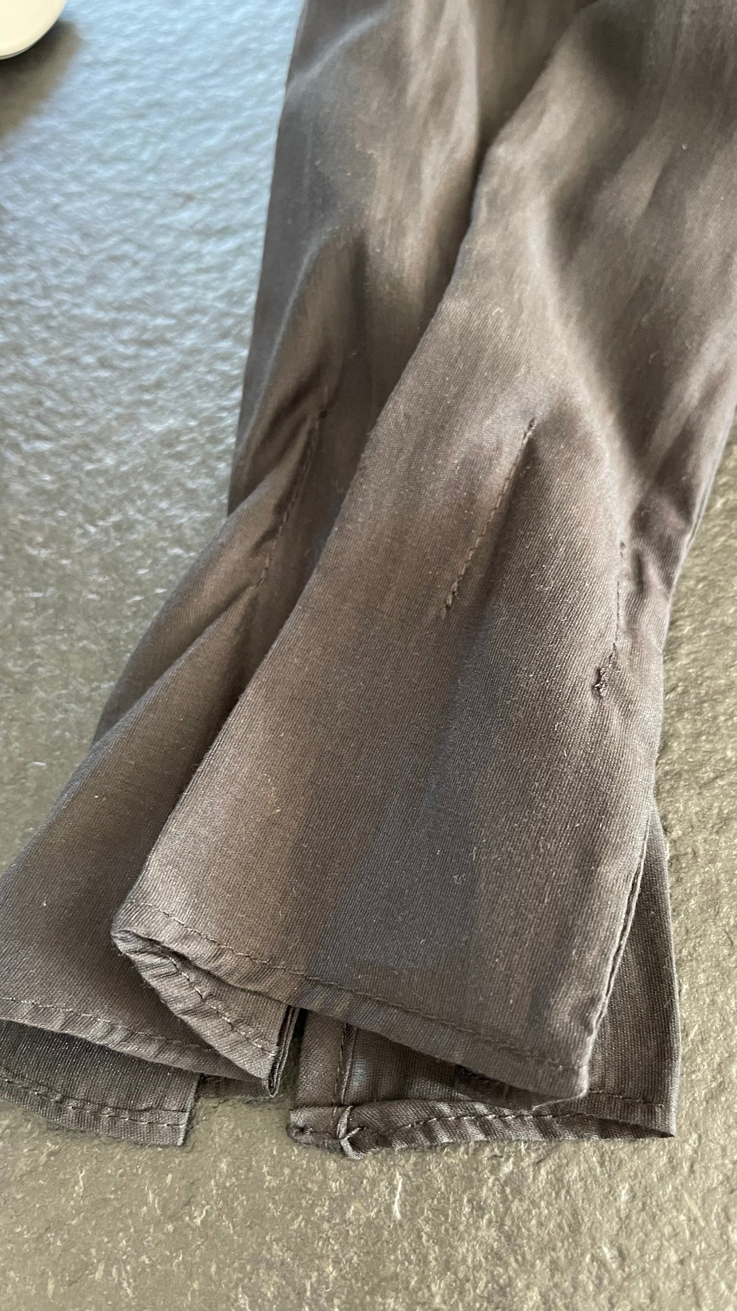 Camicia nera collo lavorato ELEH