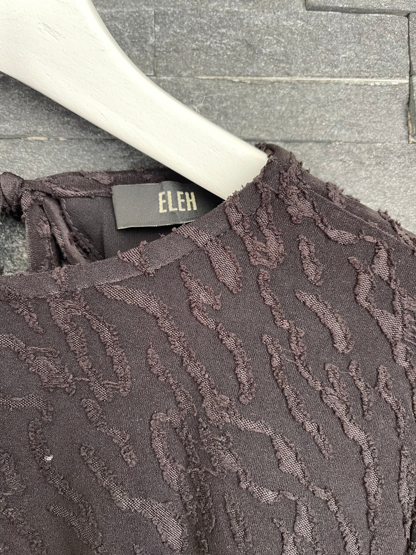 Eleh backless dress