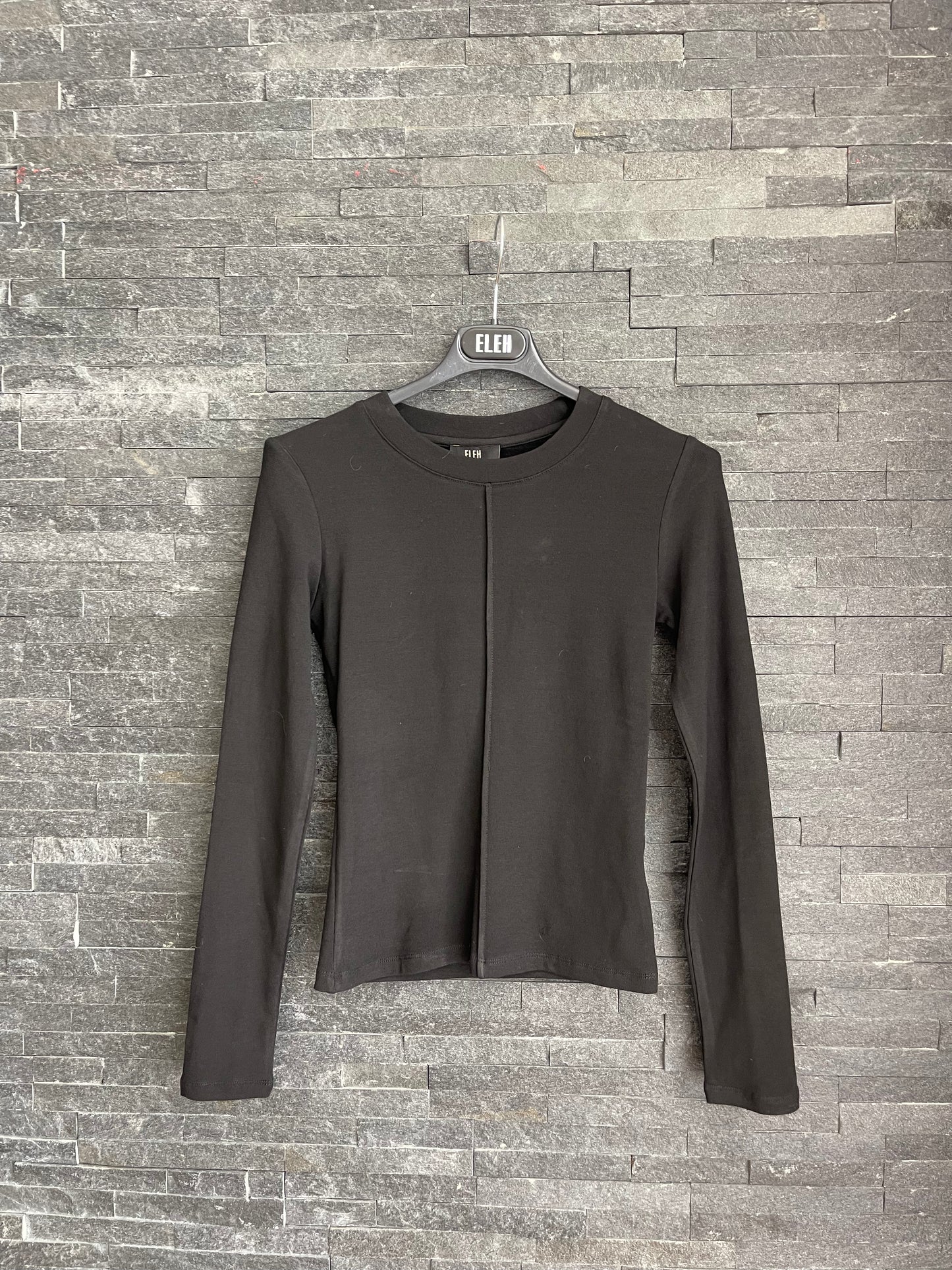 Black cotton eleh sweater