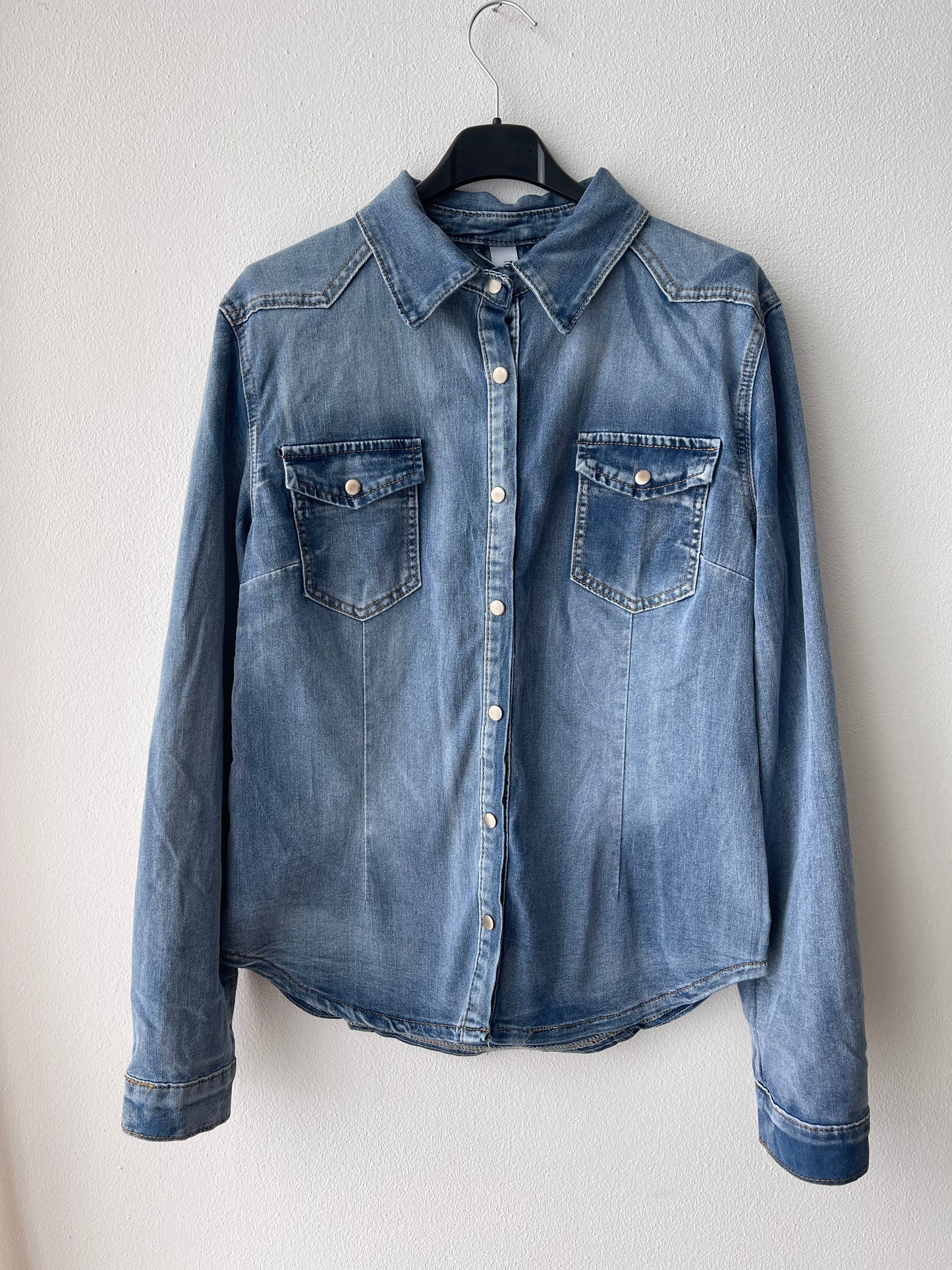 Camicia jeans delave'