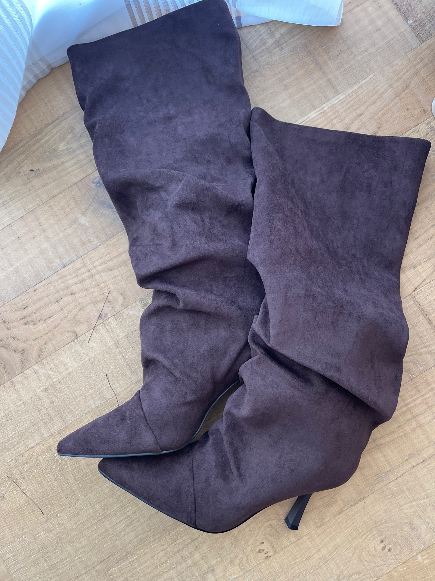 Stivale brown camoscio