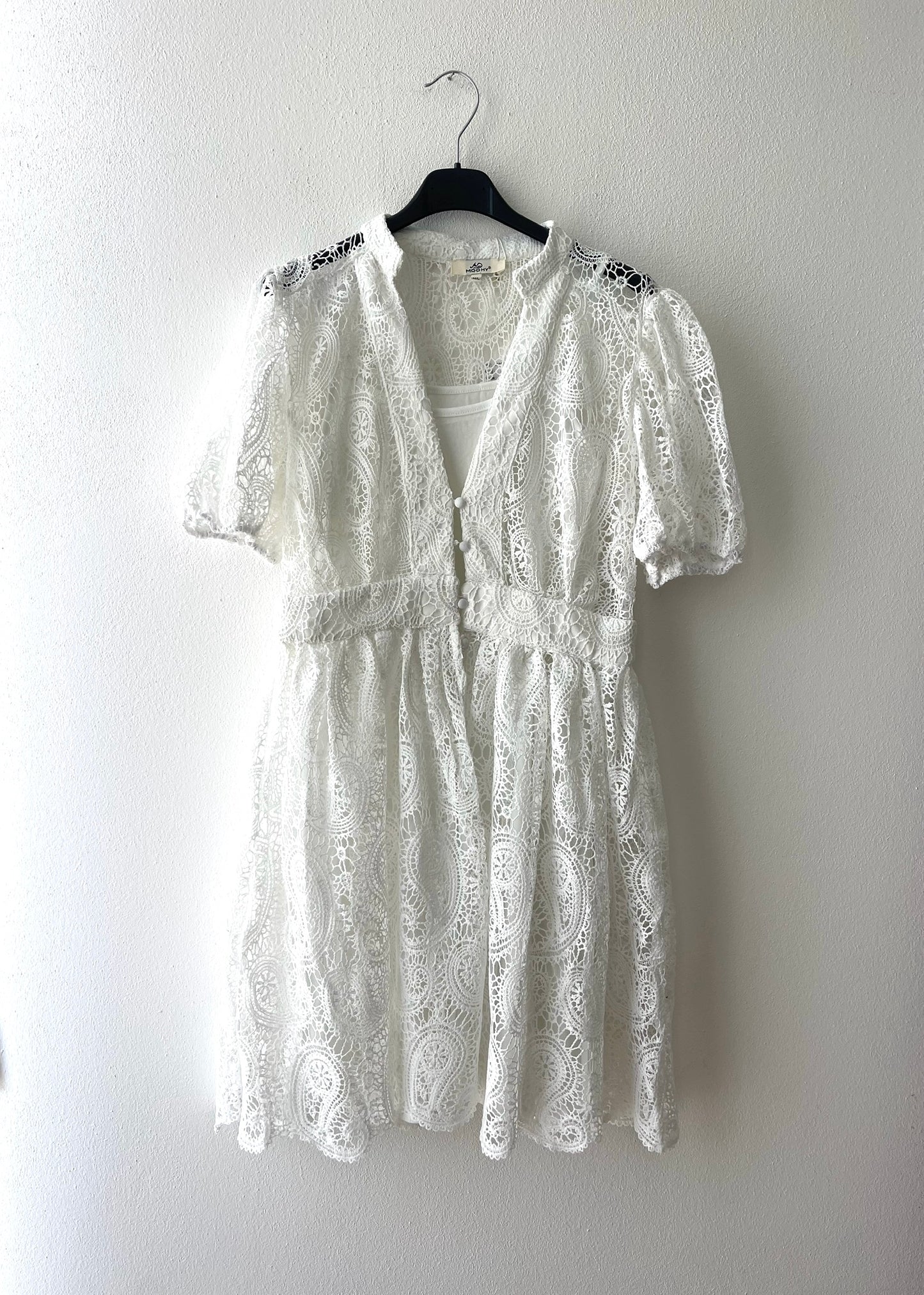 Abito pizzo blanche