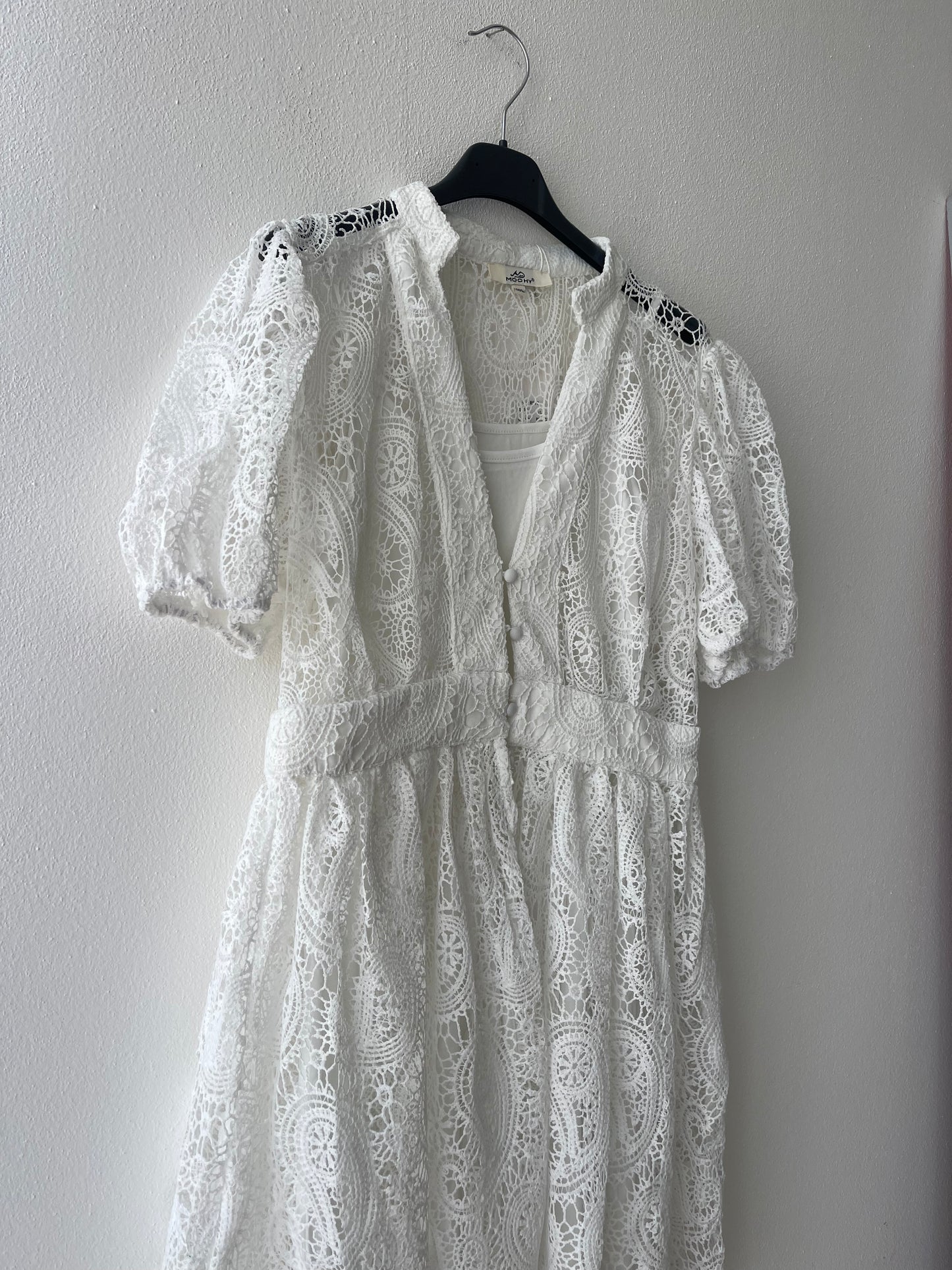 Abito pizzo blanche