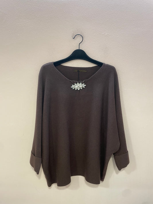 Maglia dettaglio strass