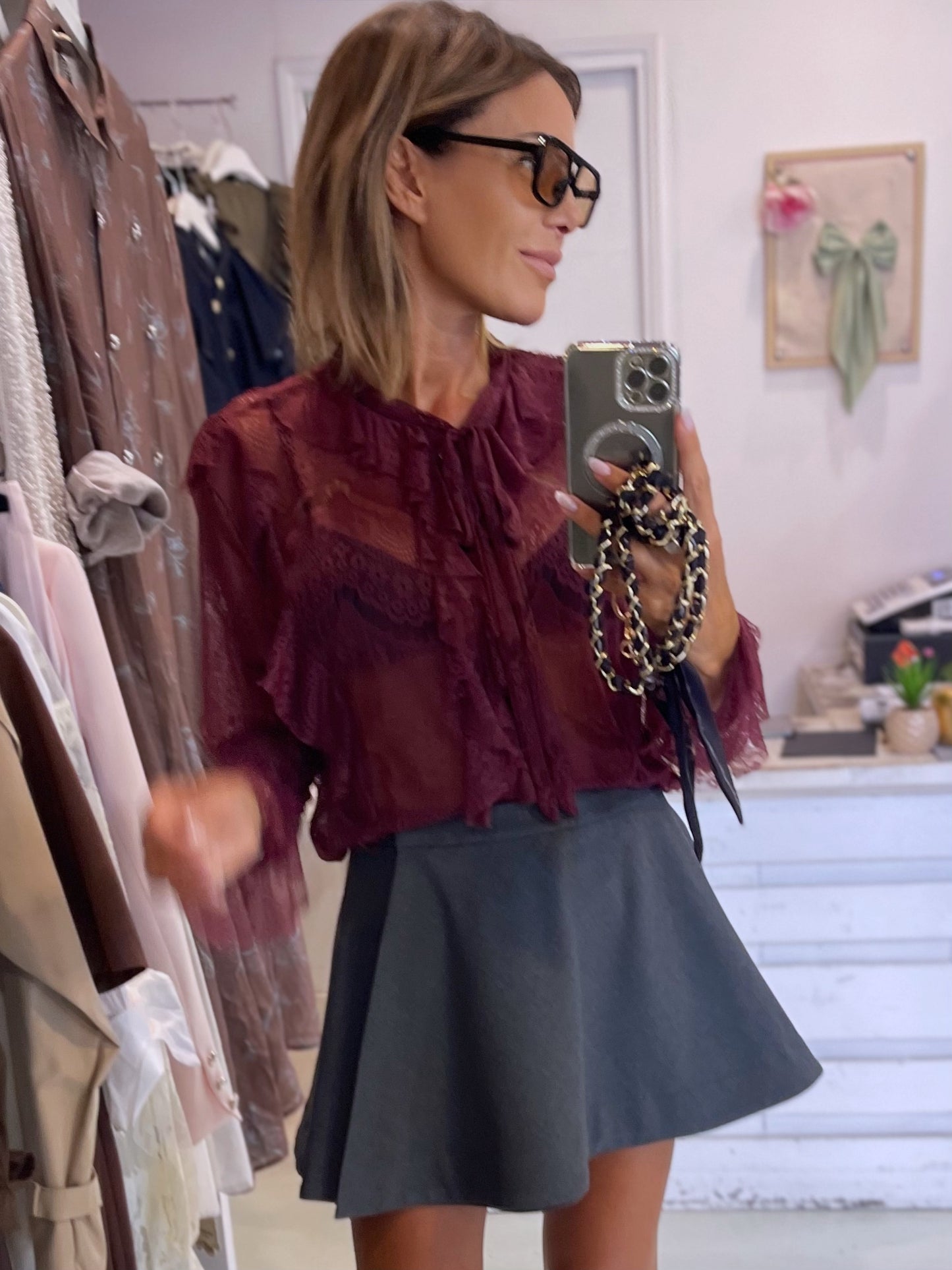 Camicia pizzo