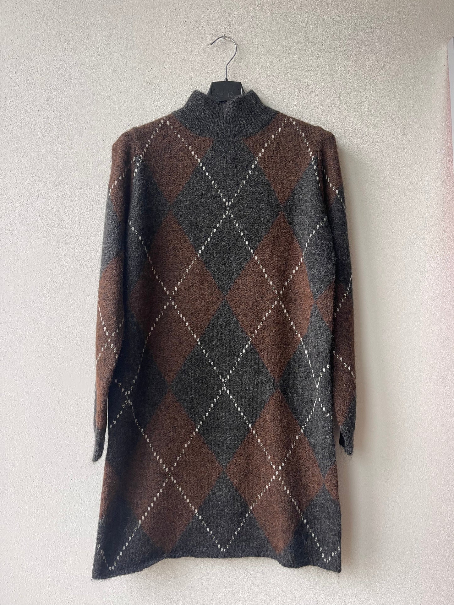 Abito maglia losanghe