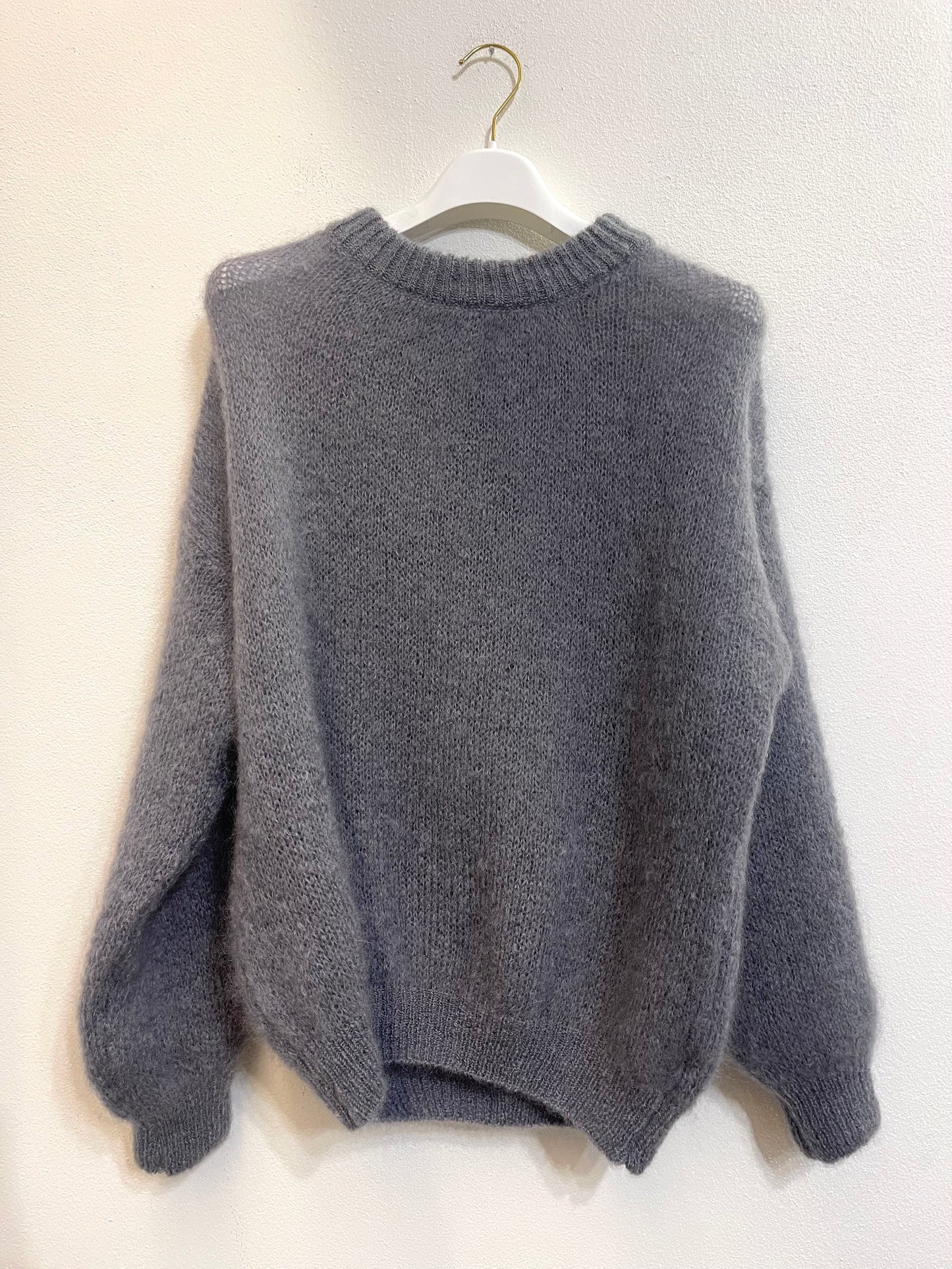 Maglia grigia girocollo