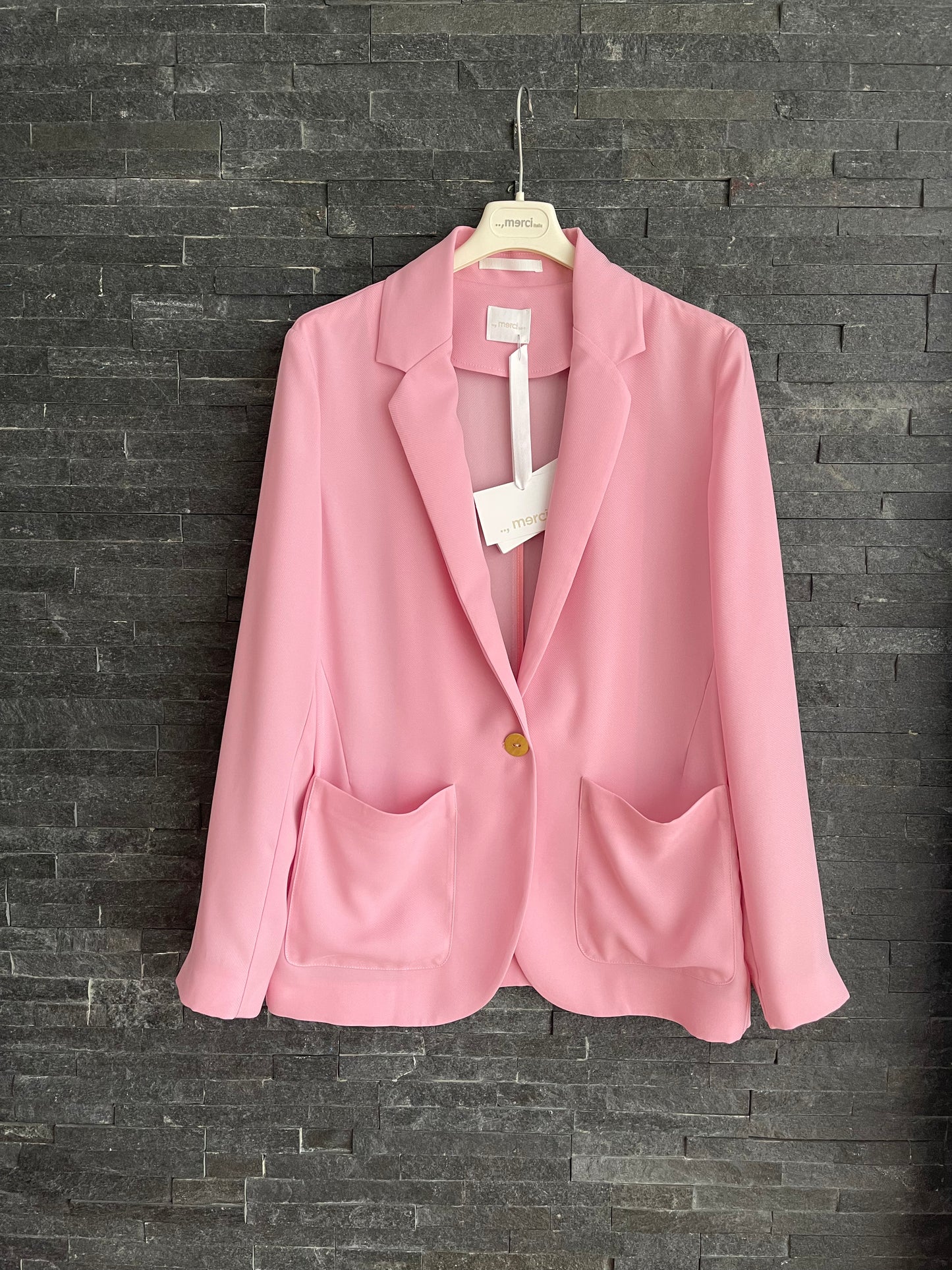 Blazer rosa pijama
