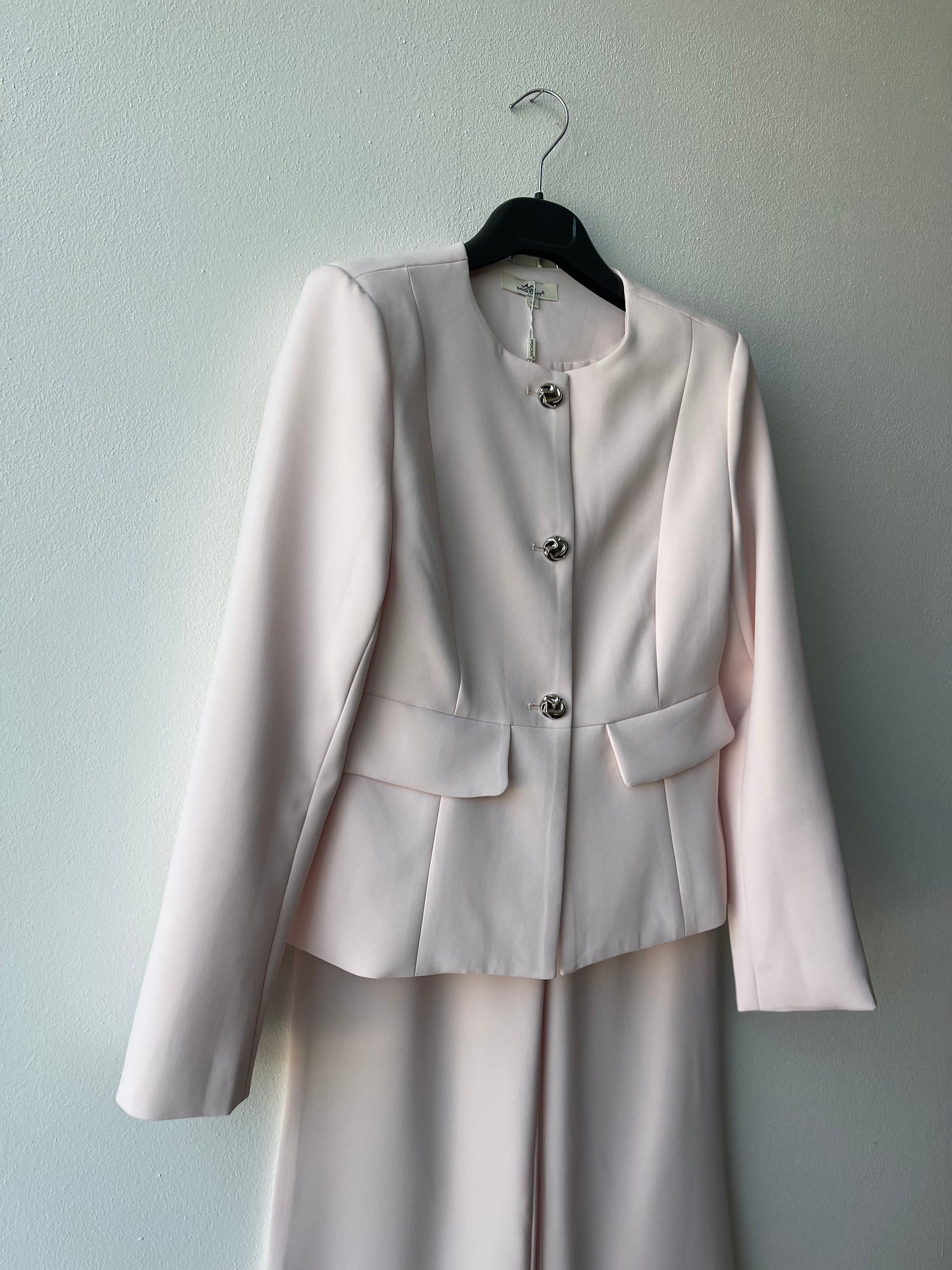 Powder pink suit