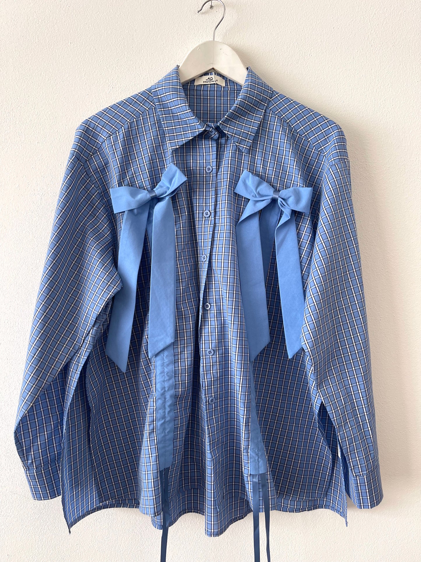 Camicia quadri blu