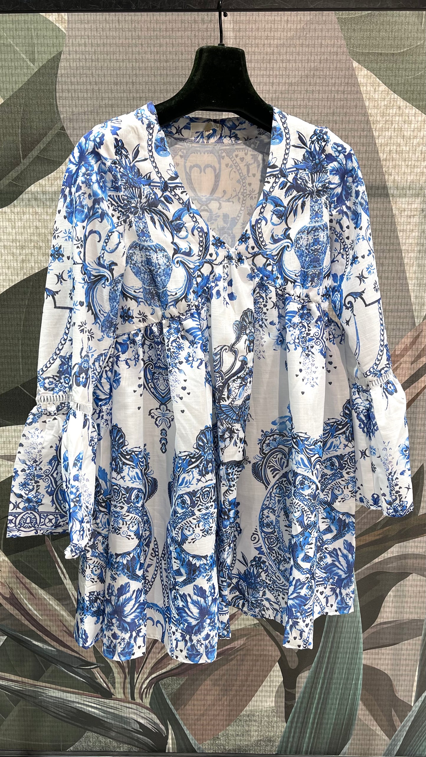 Abito Zim bianco blu