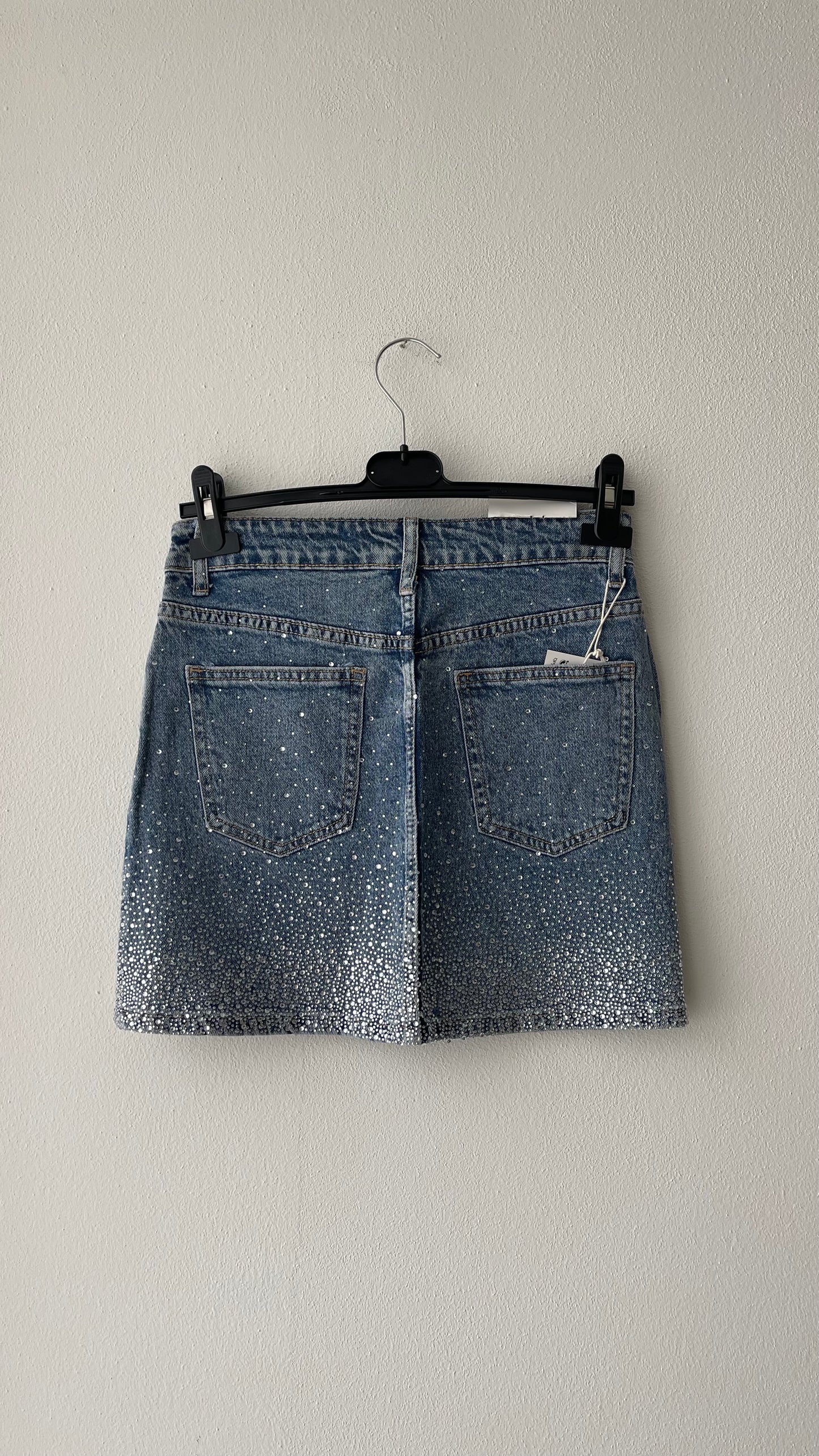 Gonna jeans chiaro brilli
