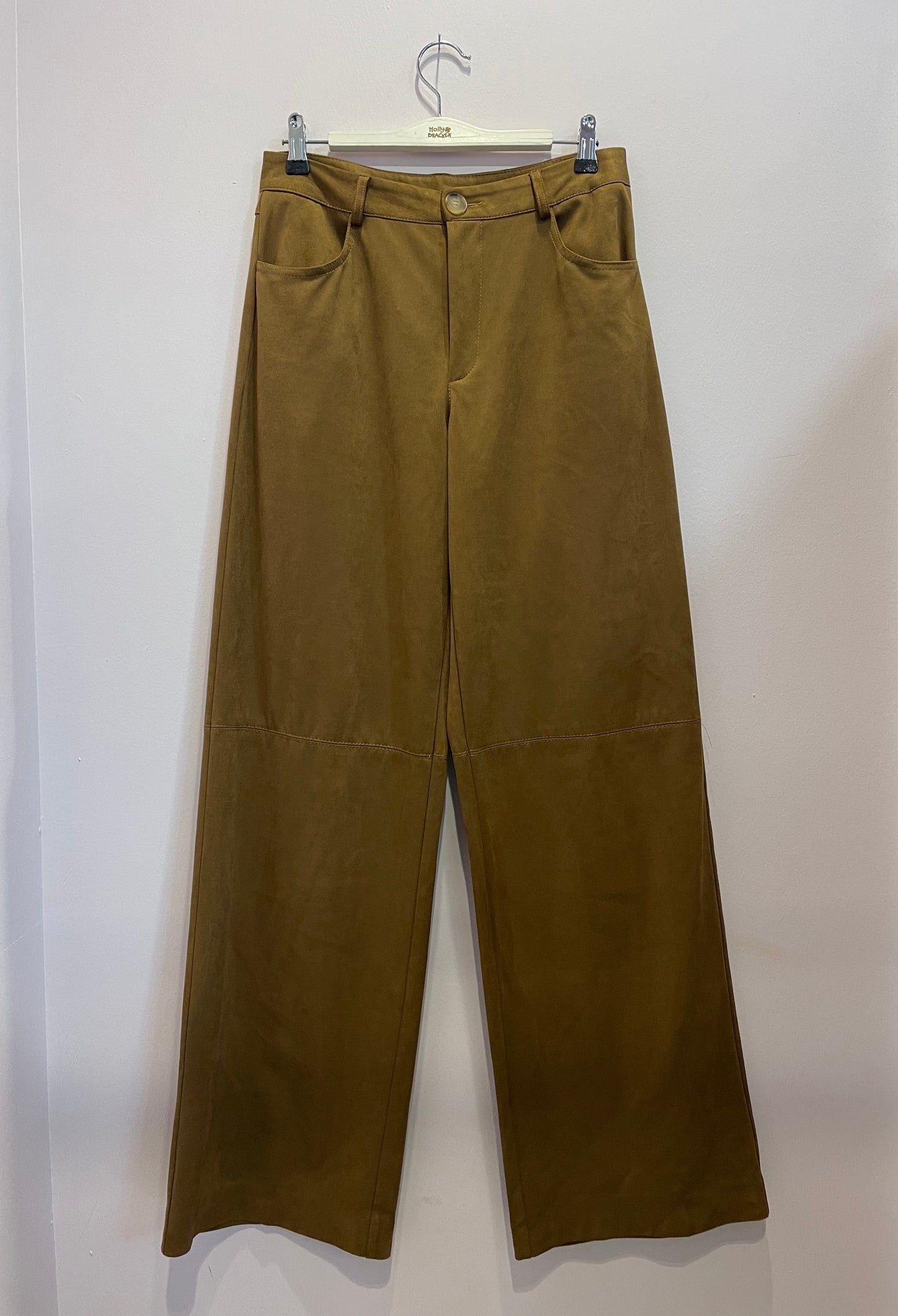 Pantalone palazzo in suade