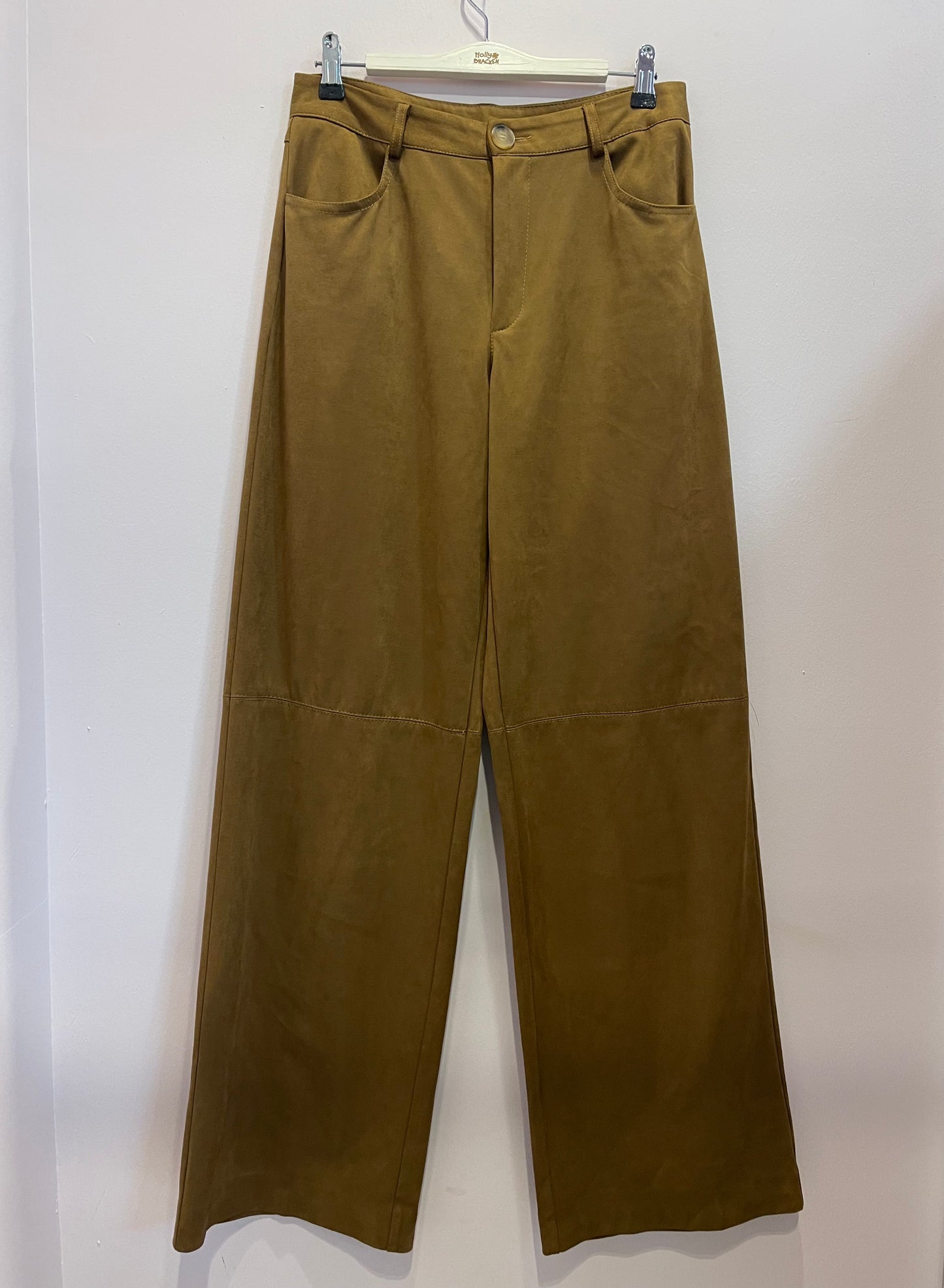 Pantalone palazzo in suade