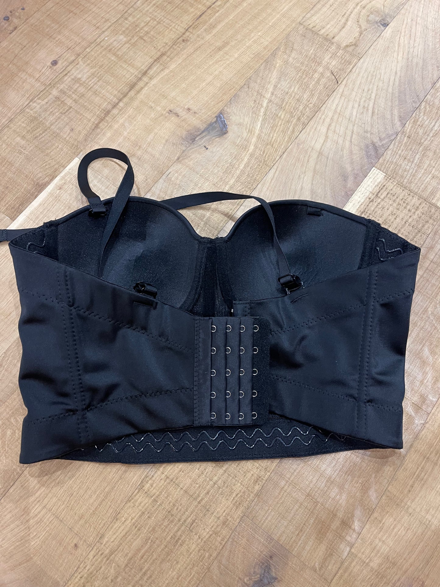 Top Bustier nero