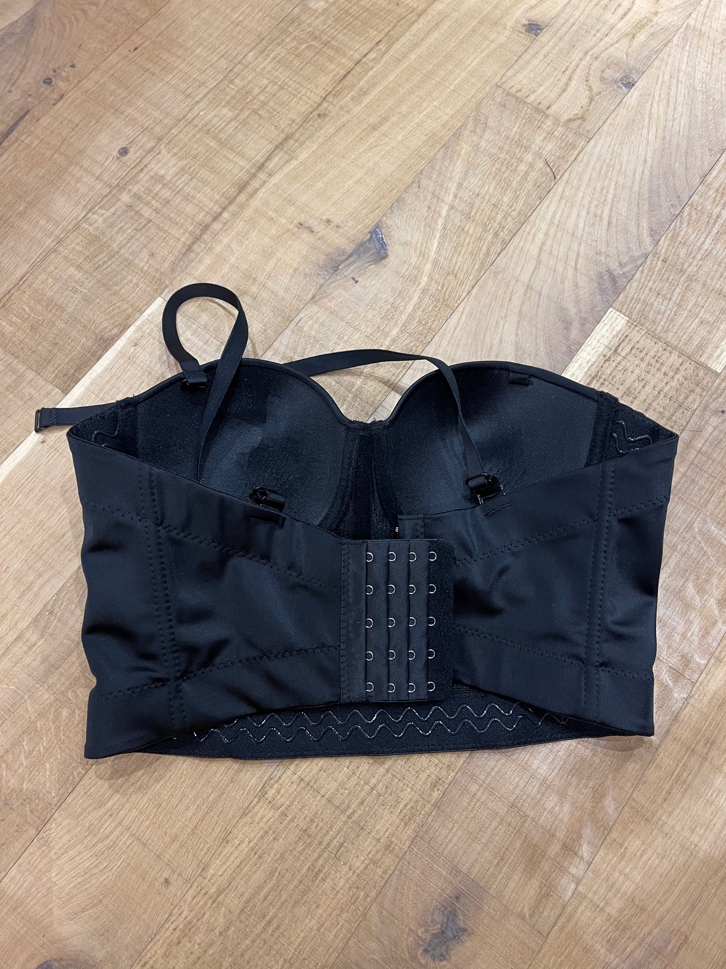Top Bustier nero