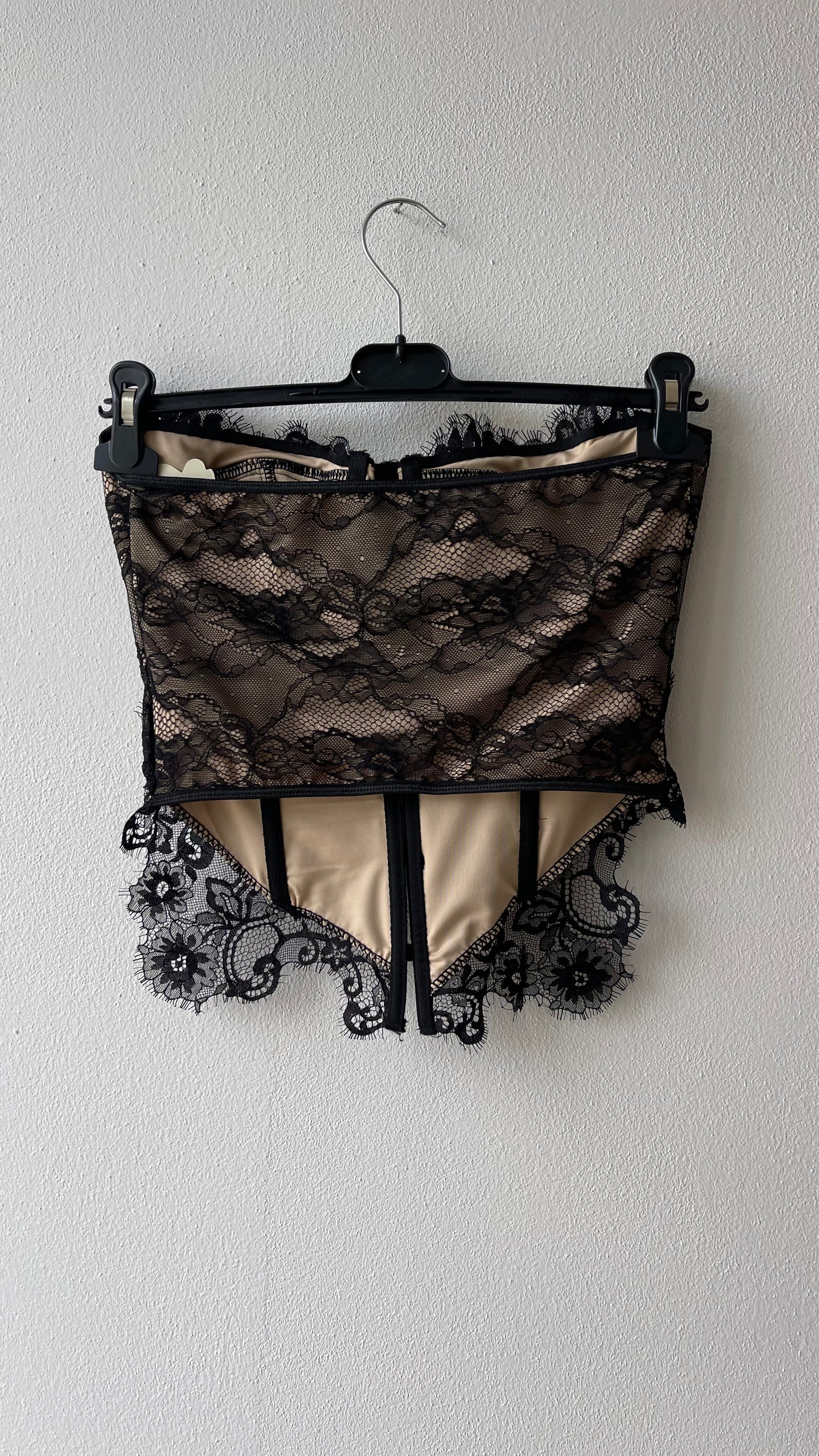 Top corsetto pizzo