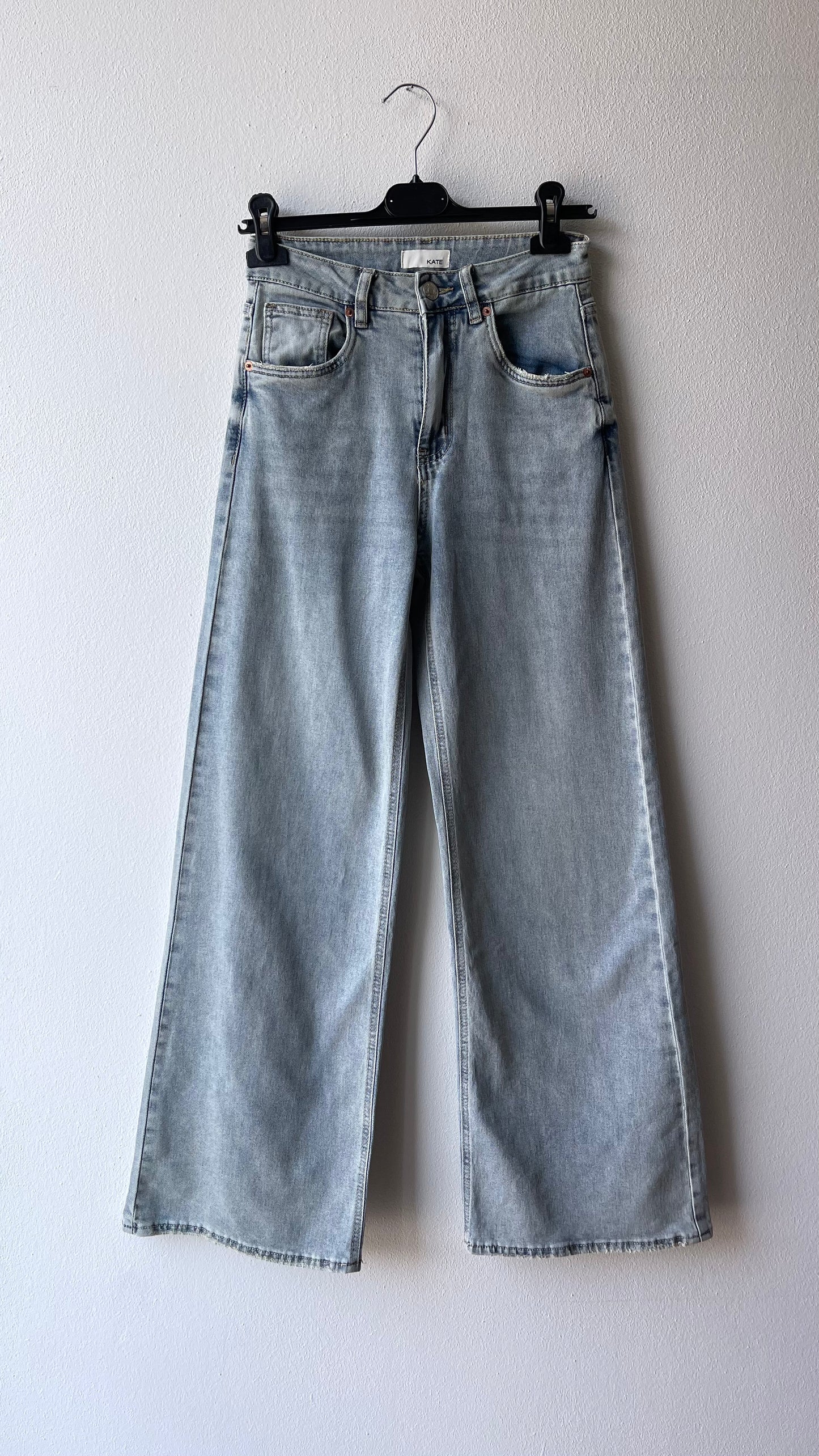 Jeans chiaro wide leg