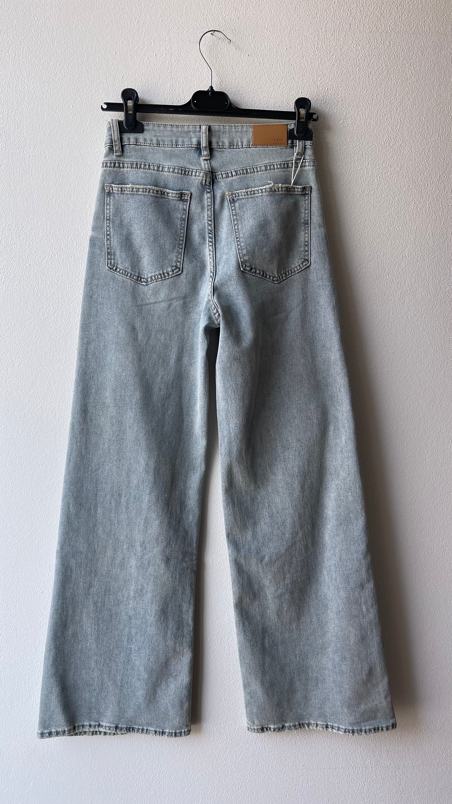 Jeans chiaro wide leg
