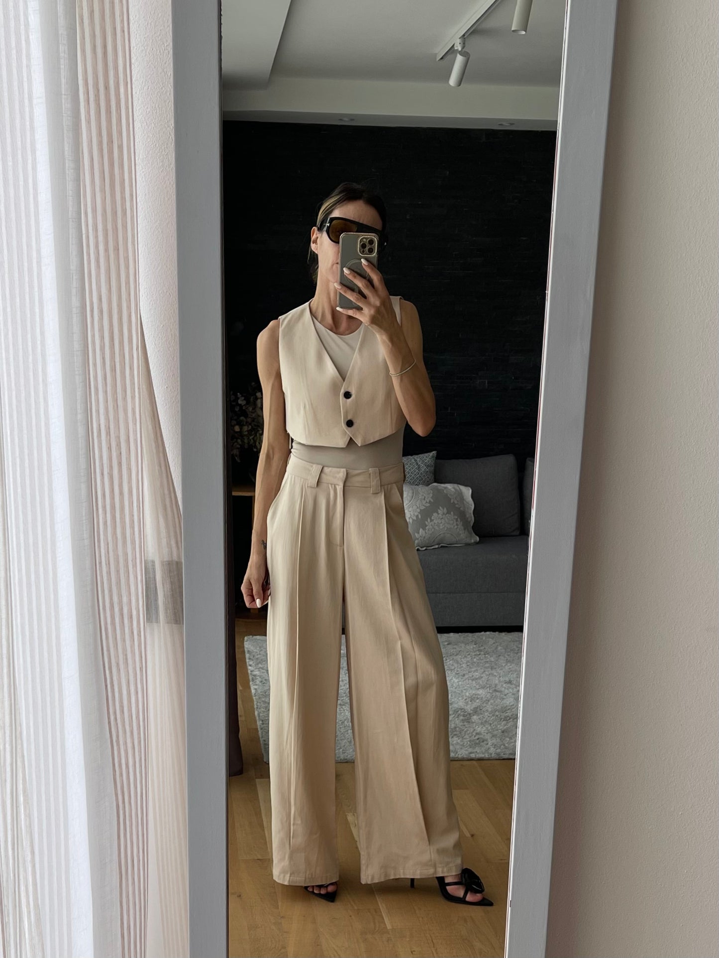 Pantalone ecru ELEH