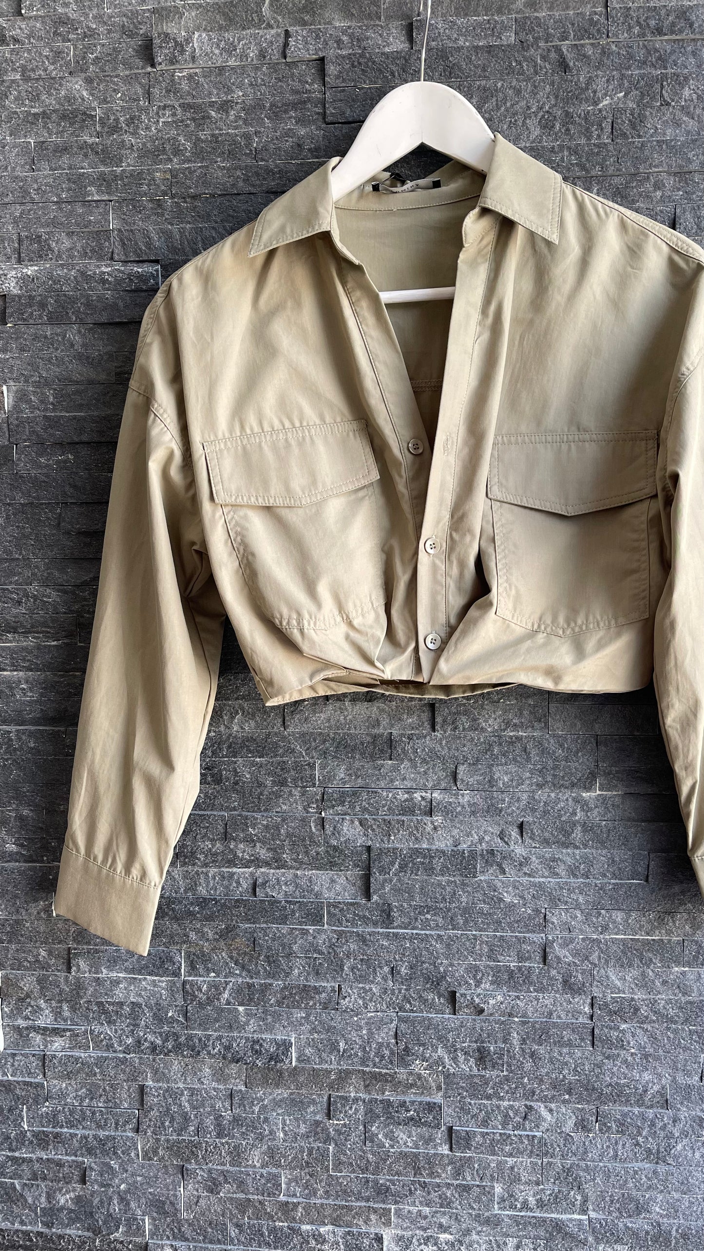 Cotton crop shirt