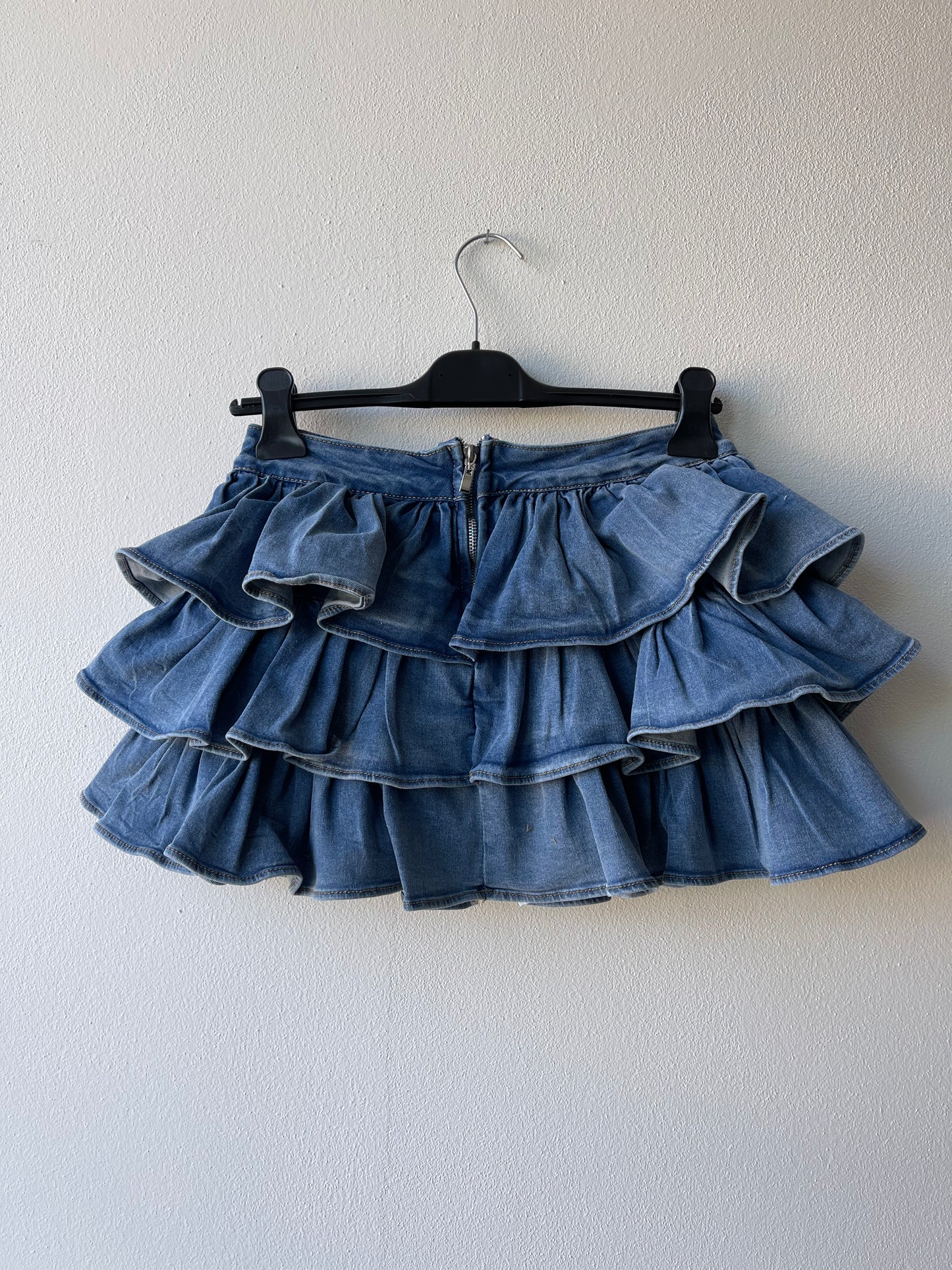 Gonna jeans rouge